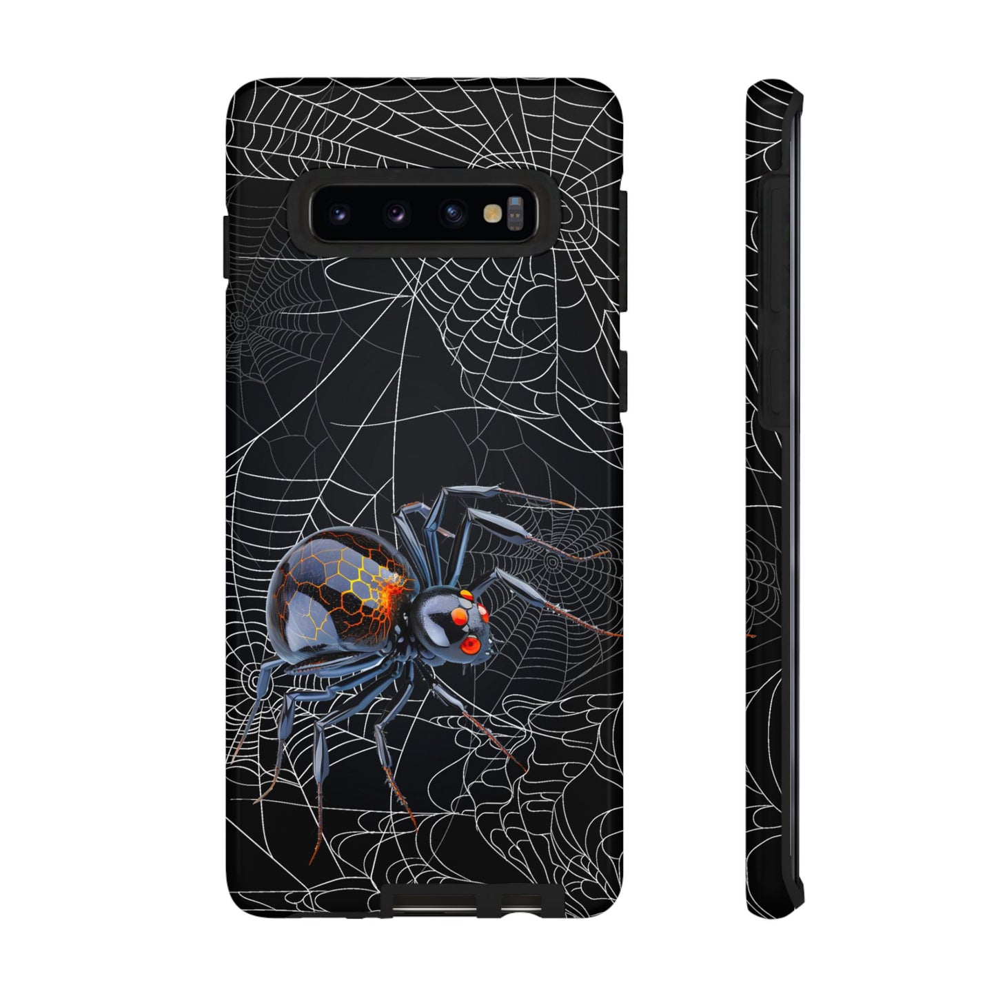 Spider Web Phone Case - Tough Cases for Halloween, Spooky Decor, Gift for Teens, Gothic Style, Unique Customizable Covers