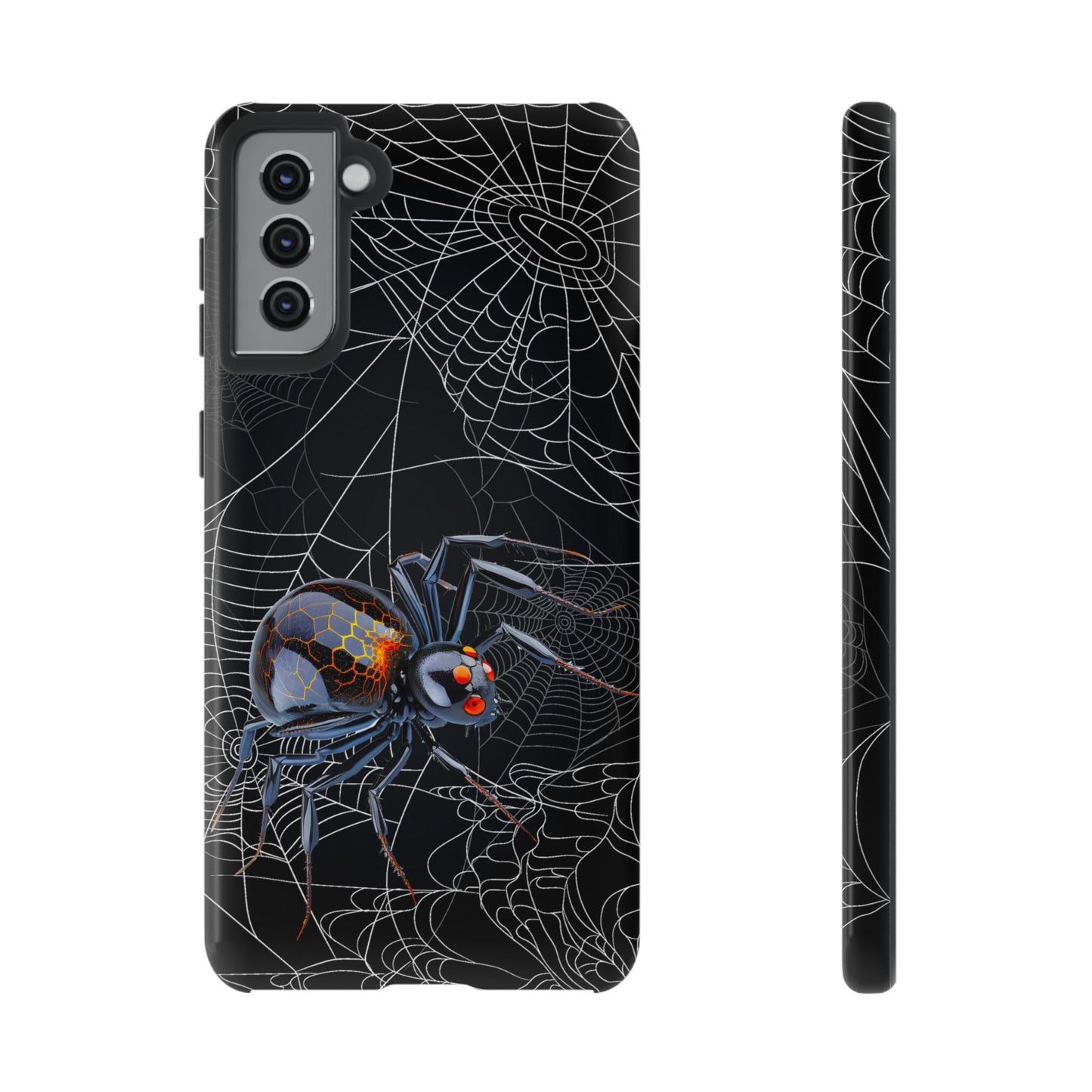 Spider Web Phone Case - Tough Cases for Halloween, Spooky Decor, Gift for Teens, Gothic Style, Unique Customizable Covers