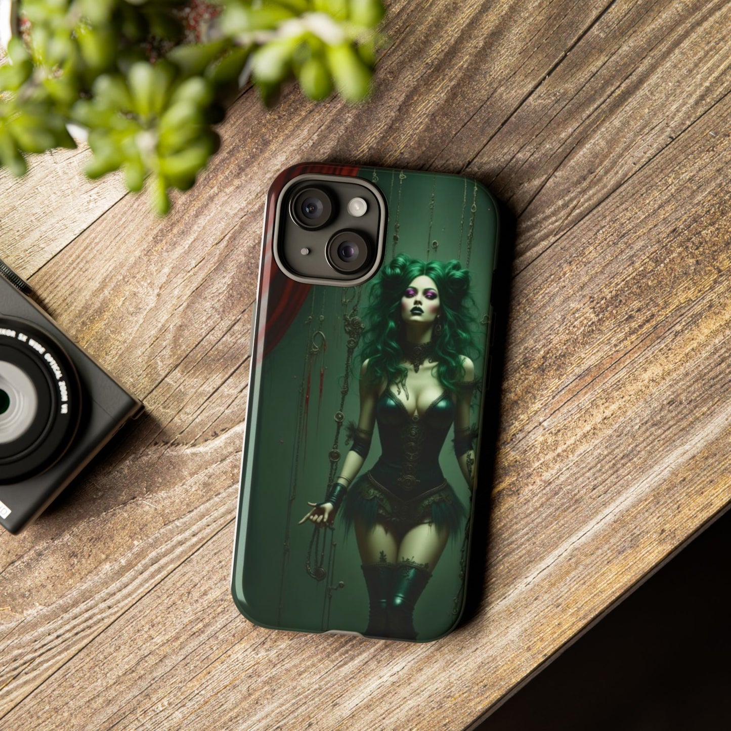 Gothic Phone Case for Tough Souls, Dark Aesthetic, Halloween Gift, Alternative Fashion, Unique Mobile Accessory
