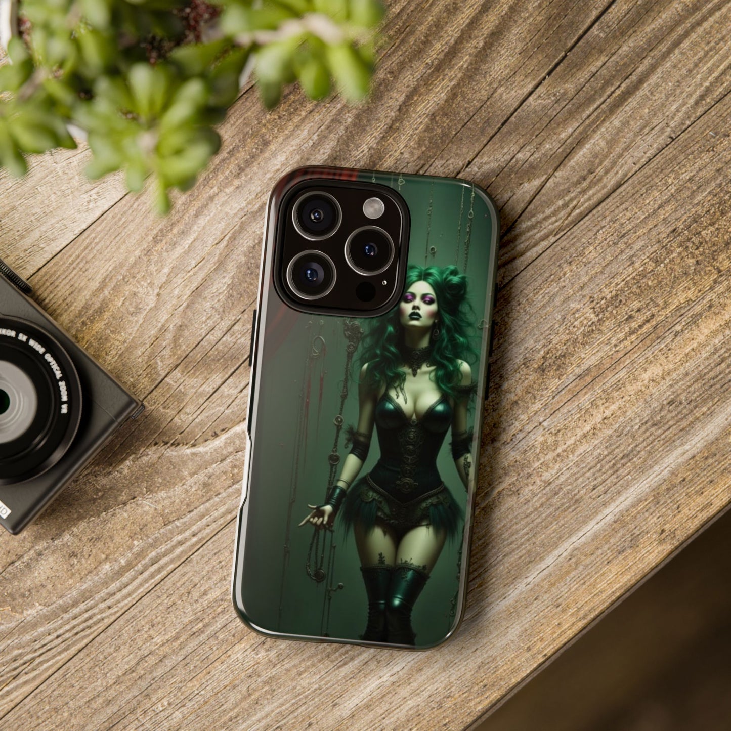 Gothic Phone Case for Tough Souls, Dark Aesthetic, Halloween Gift, Alternative Fashion, Unique Mobile Accessory