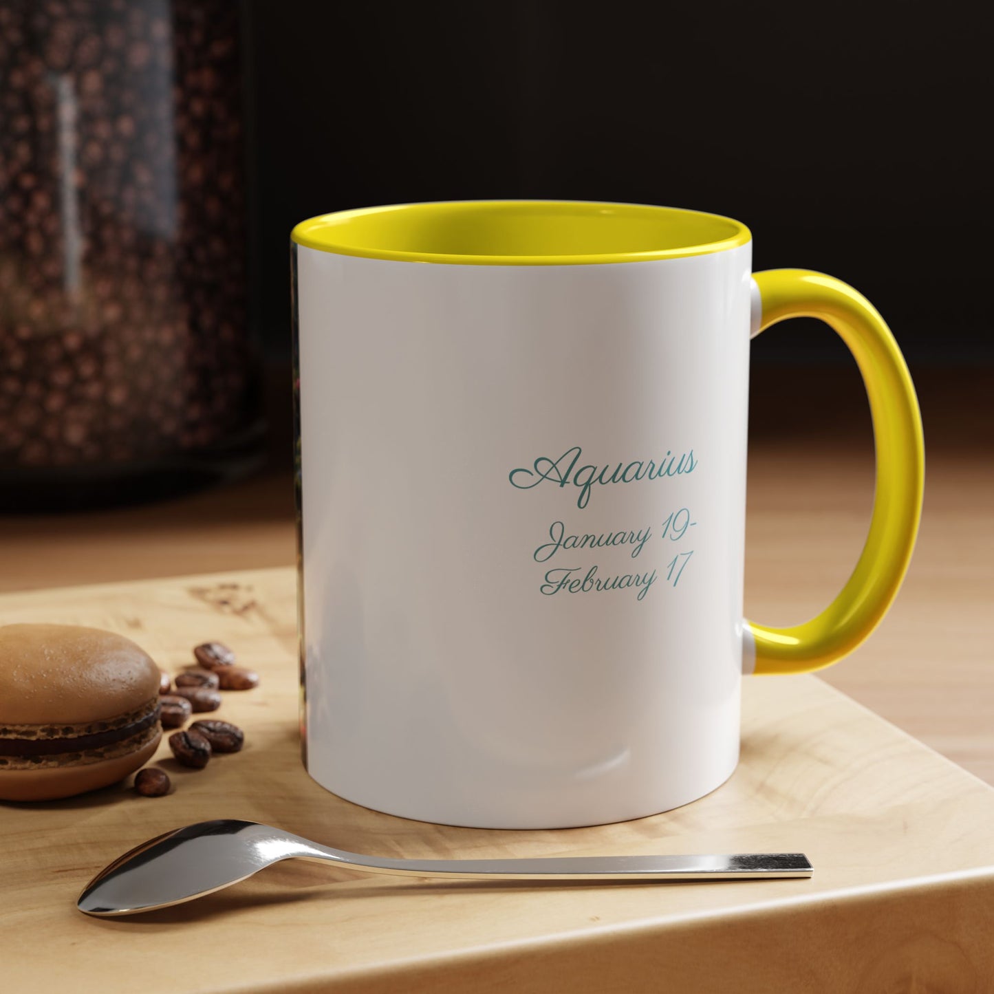 Astrology Aquarius, Accent Coffee Mug - 11oz and 15oz