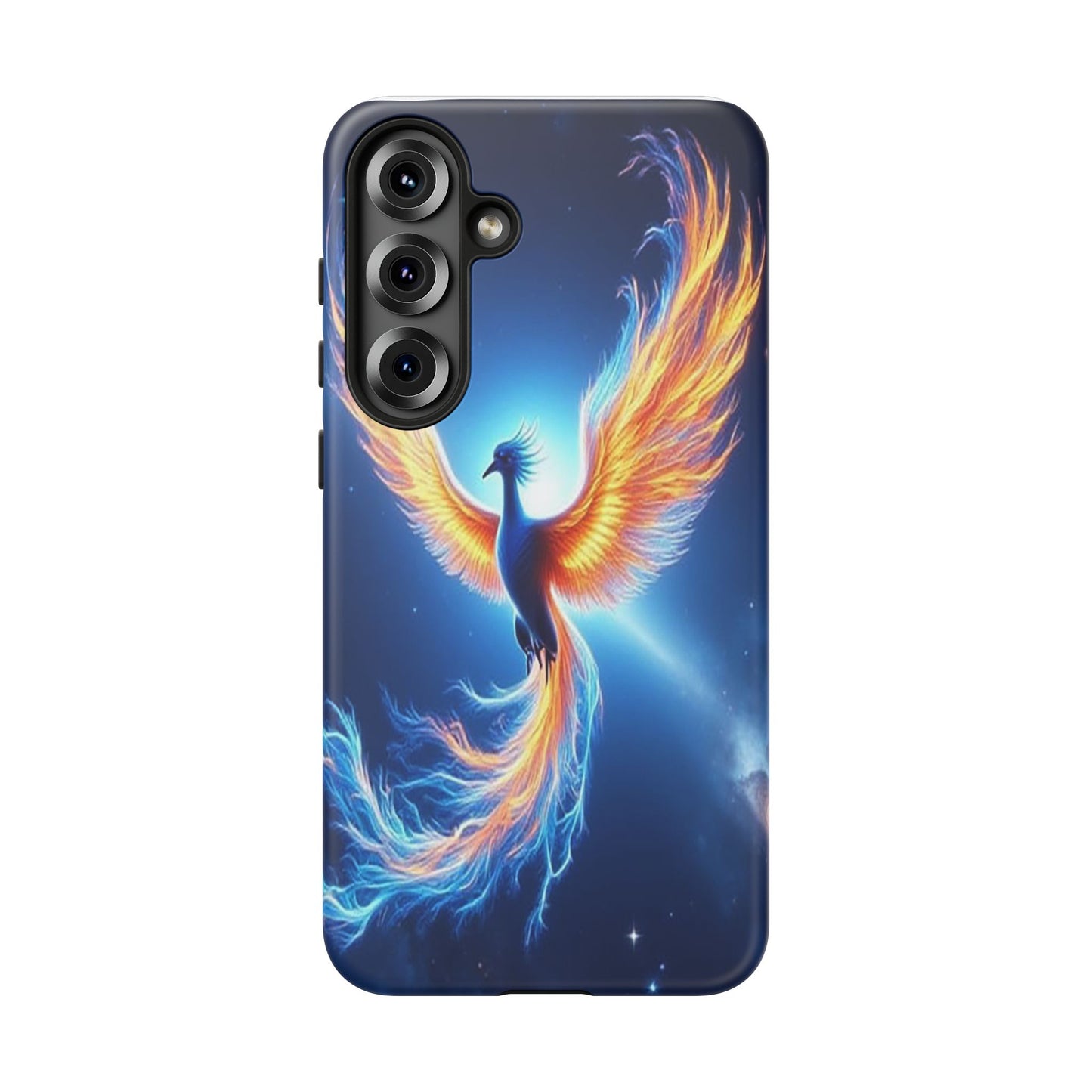 Phoenix Tough Case, Blue Bird Phone Case, Fantasy Designs, Space theme