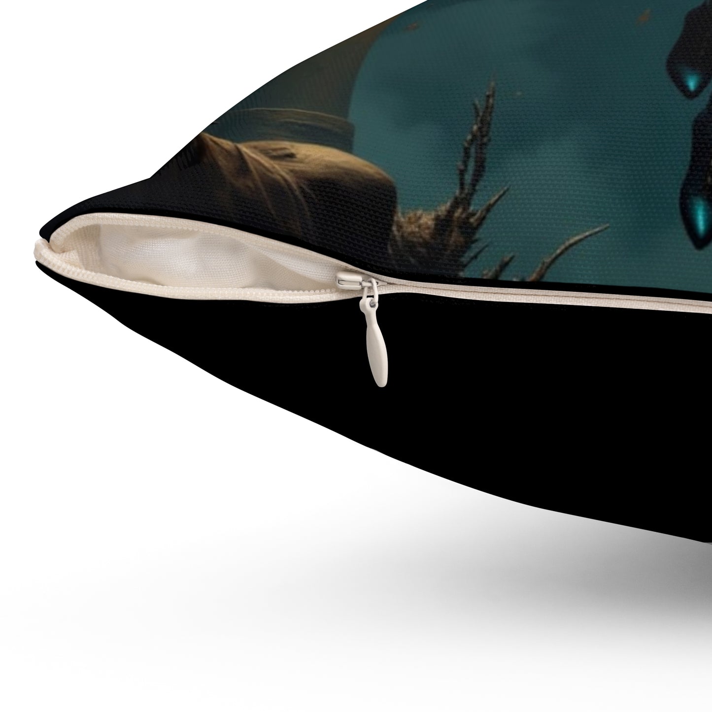 Enchanting Puppet Master Throw Pillow, Fantasy Home Decor, Art Pillows, Gifts for Dreamers, Unique Demonic Cushion for Occasions