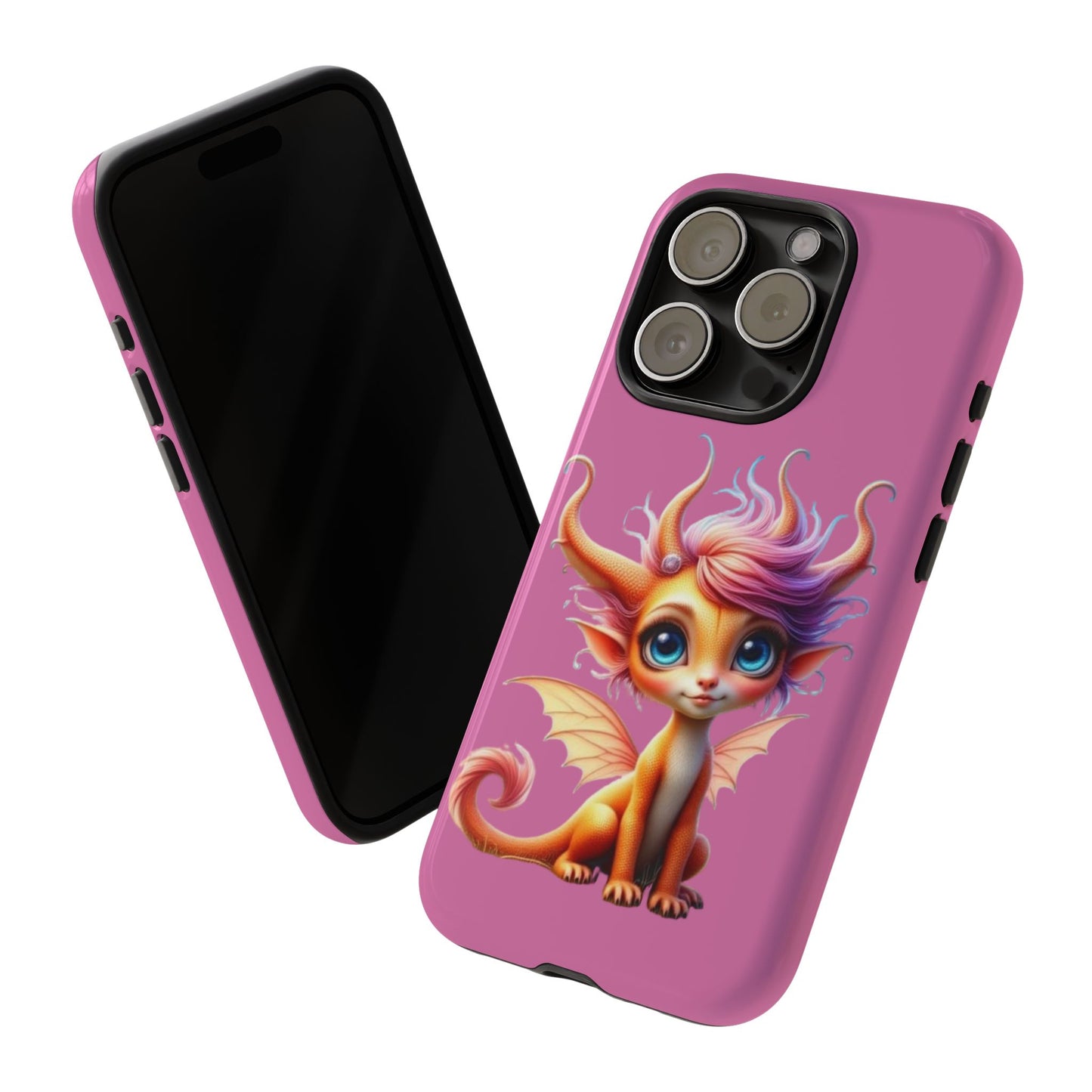Dragon-Themed Phone Case, Cute Fantasy Phone Cover, Gifts for Kids, Magical Dragon Design, Birthday Present, Phone Accessories