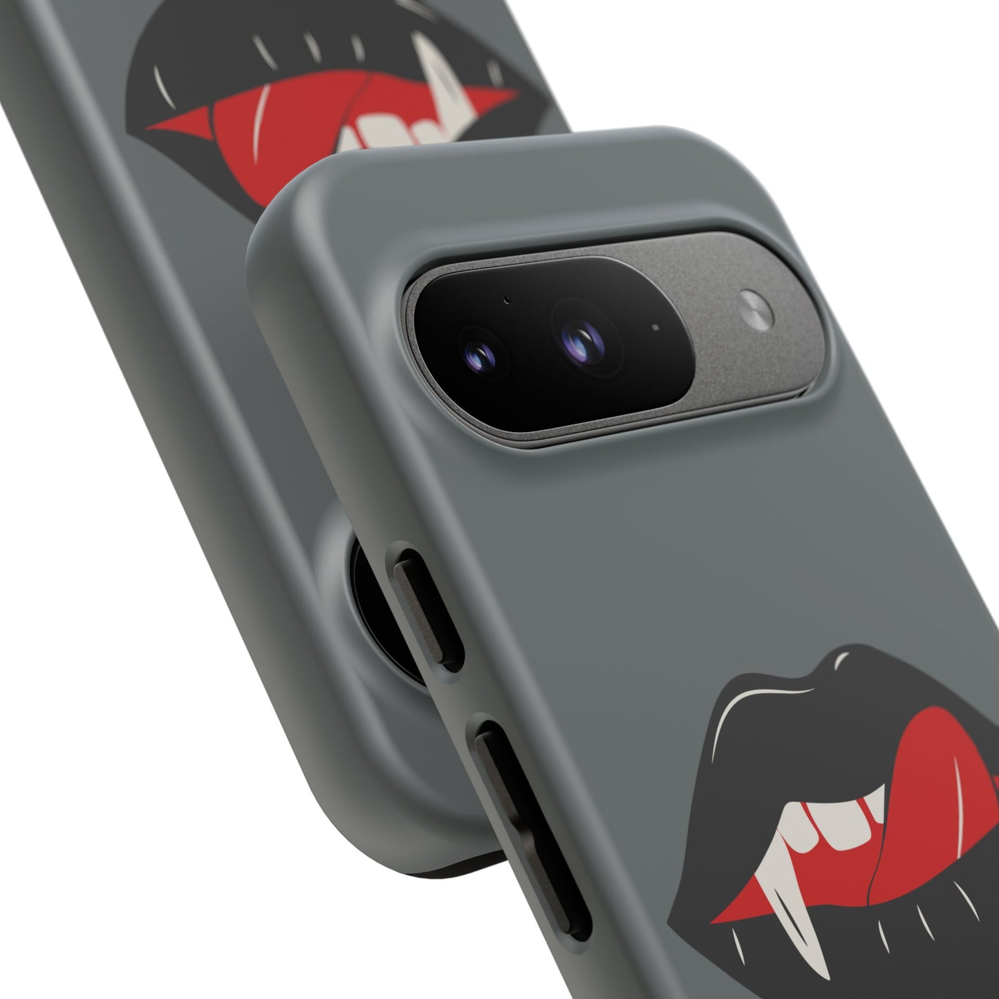 Vampire Lip Phone Case, Edgy Tech Accessories, Halloween Gifts, Goth Aesthetic, Quirky Cell Phone Cover