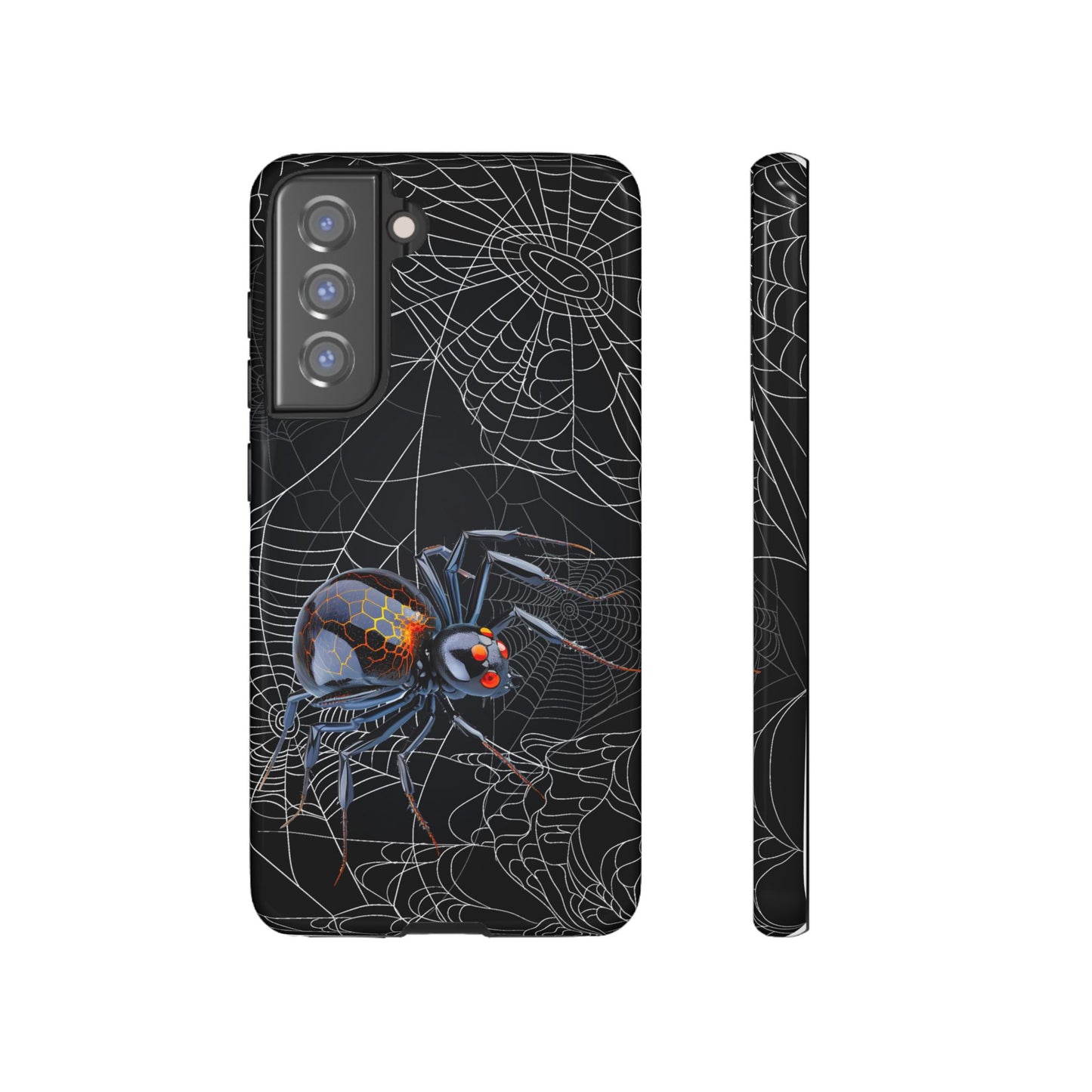 Spider Web Phone Case - Tough Cases for Halloween, Spooky Decor, Gift for Teens, Gothic Style, Unique Customizable Covers