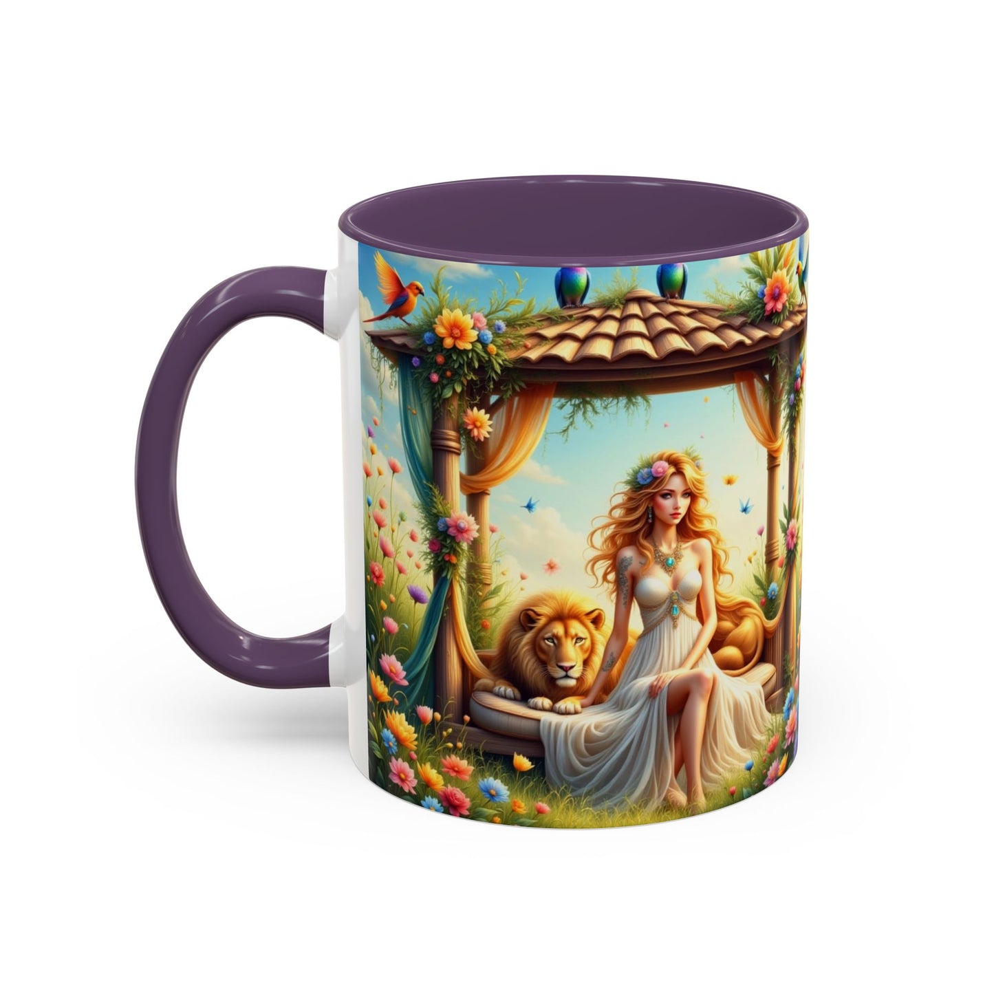 Astrology Leo Accent Coffee Mug (11, 15oz)