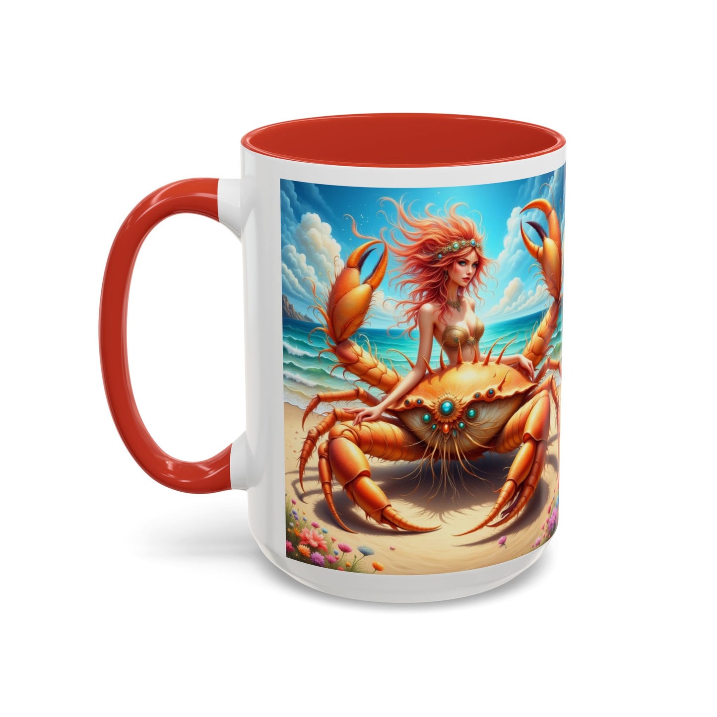 Astrology Cancer, Accent Coffee Mug (11, 15oz)