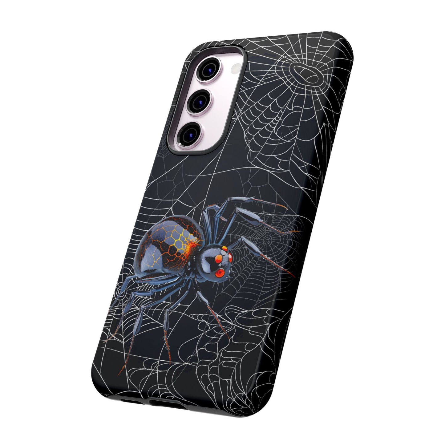 Spider Web Phone Case - Tough Cases for Halloween, Spooky Decor, Gift for Teens, Gothic Style, Unique Customizable Covers