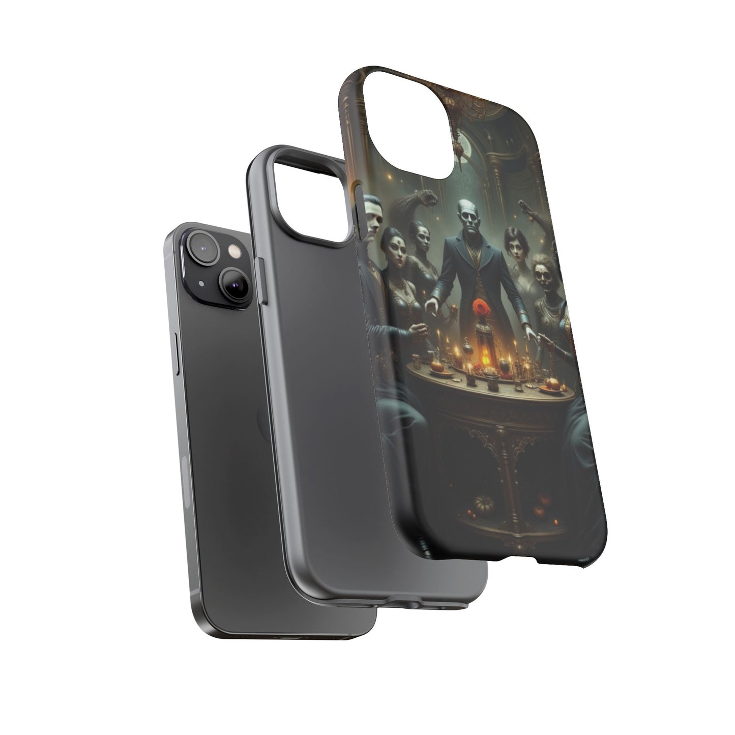 Gothic Phone Case, Unique Tough Cases, Dark Aesthetic Accessories, Perfect Gift for Halloween, Stylish Tech Protection
