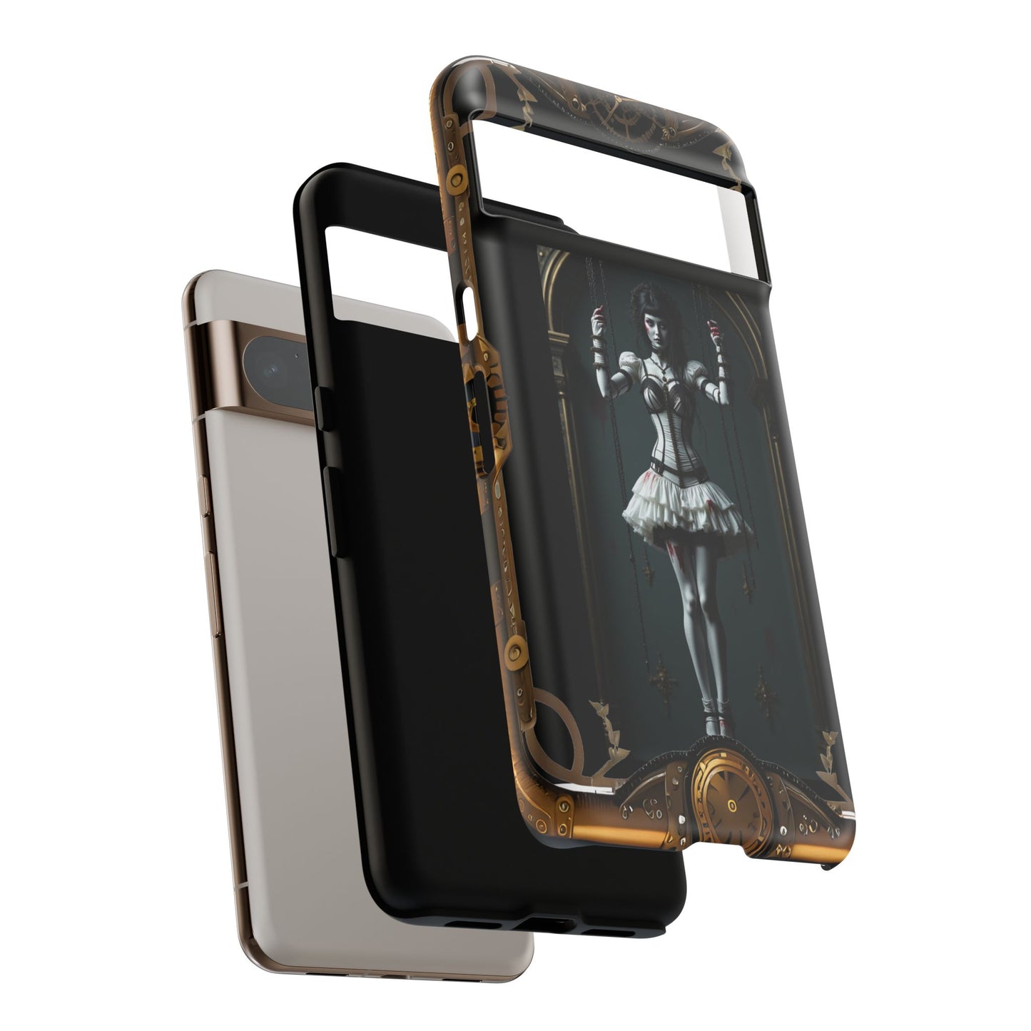 Steampunk Phone Case, Designer Phone Cover, Artistic Mobile Case, Gothic Horror Phone Case