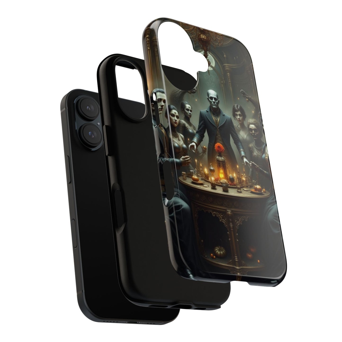 Gothic Phone Case, Unique Tough Cases, Dark Aesthetic Accessories, Perfect Gift for Halloween, Stylish Tech Protection
