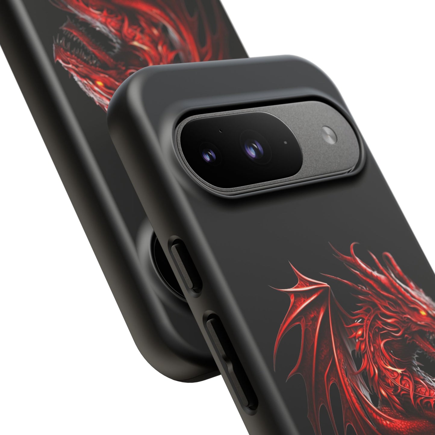 Red Dragon Phone Case, Fantasy Case, Tough Phone Cover, Gift for Gamers, Dragon Lover, Unique Mobile Accessory