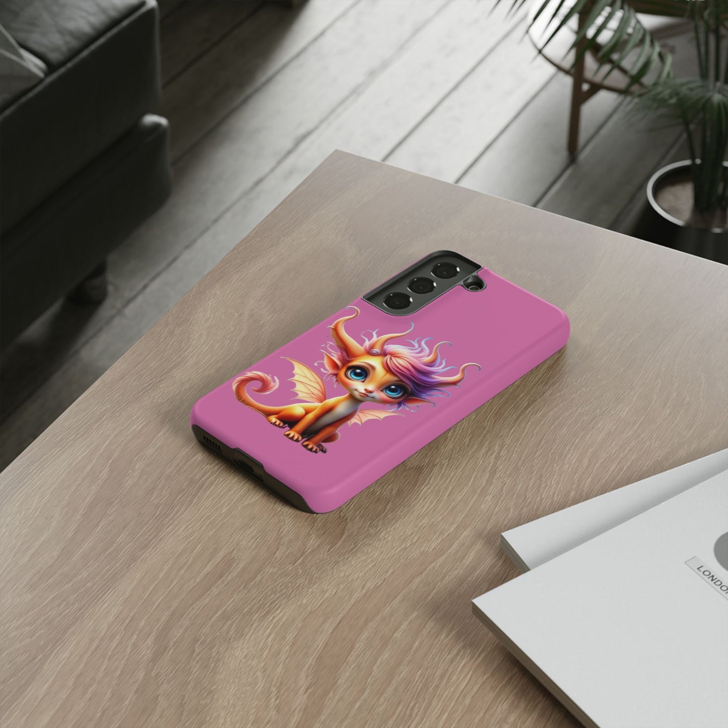 Dragon-Themed Phone Case, Cute Fantasy Phone Cover, Gifts for Kids, Magical Dragon Design, Birthday Present, Phone Accessories