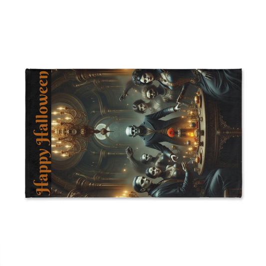 Halloween Hand Towel, Spooky Kitchen Decor, Gothic Bathroom Towel, Witchy Home Accents, Halloween Party Accessory