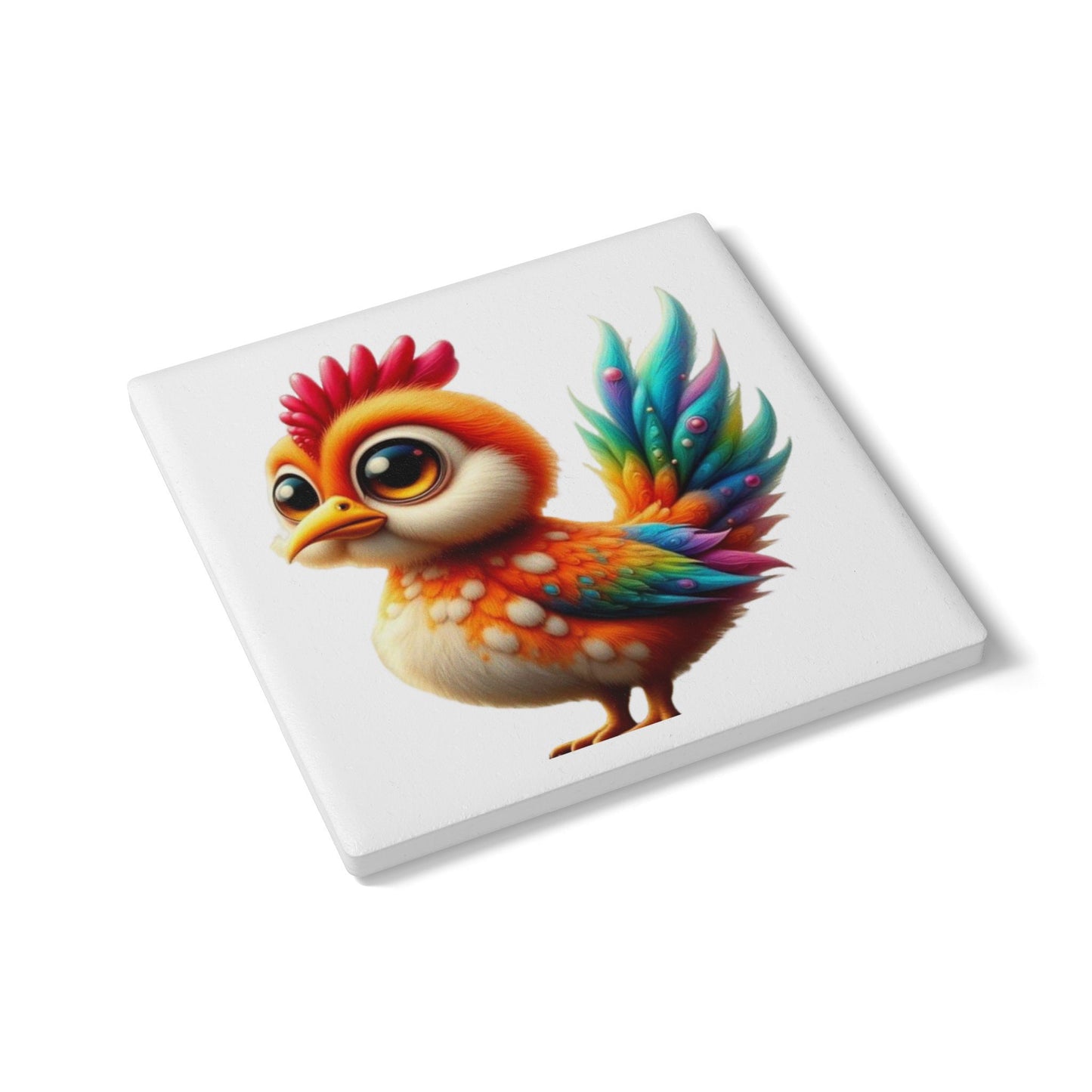 Ceramic Coaster, Chicken Juniper, Unique Coaster Designs, Cool Gifts