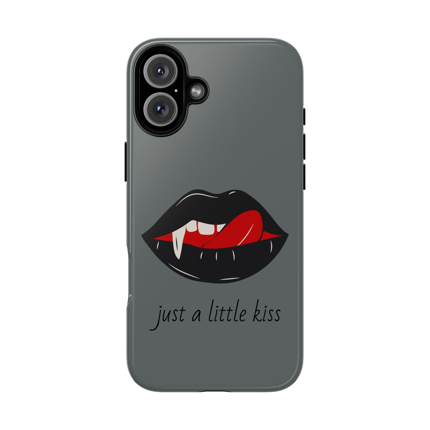 Vampire Lip Phone Case, Edgy Tech Accessories, Halloween Gifts, Goth Aesthetic, Quirky Cell Phone Cover