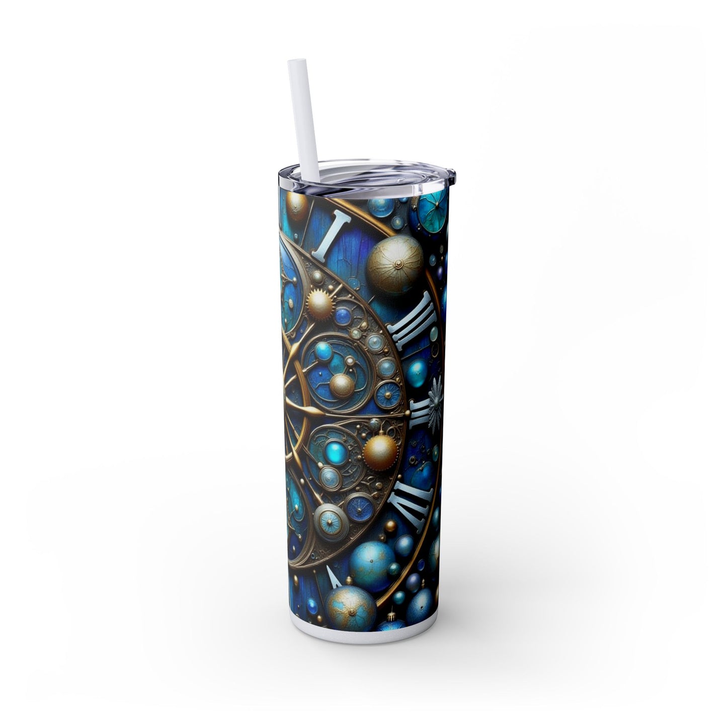 Galactic Clock Skinny Tumbler, 20oz | Space Theme Travel Mug | Ideal Gift for Astronomers | Cosmic Decor | Unique Birthday Present | [...]