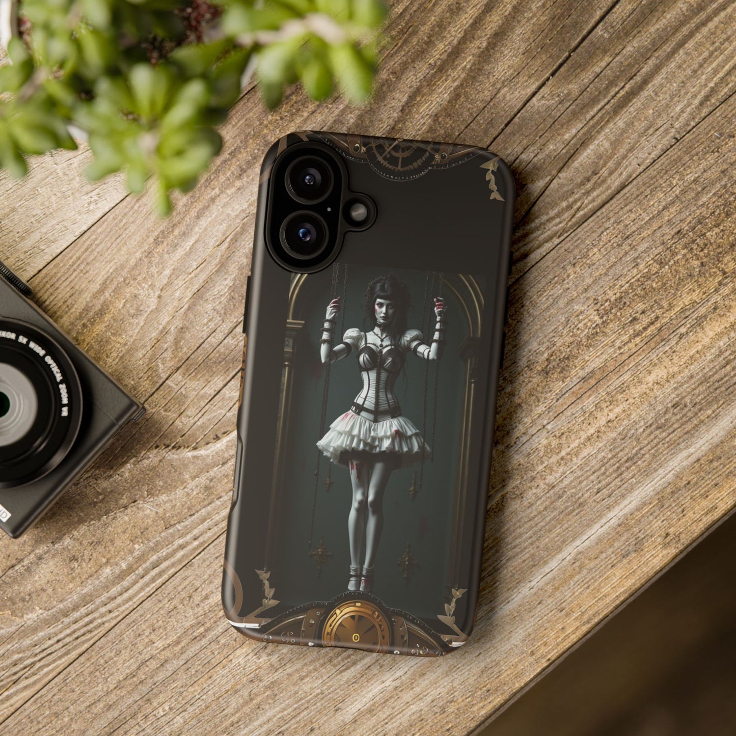 Steampunk Phone Case, Designer Phone Cover, Artistic Mobile Case, Gothic Horror Phone Case