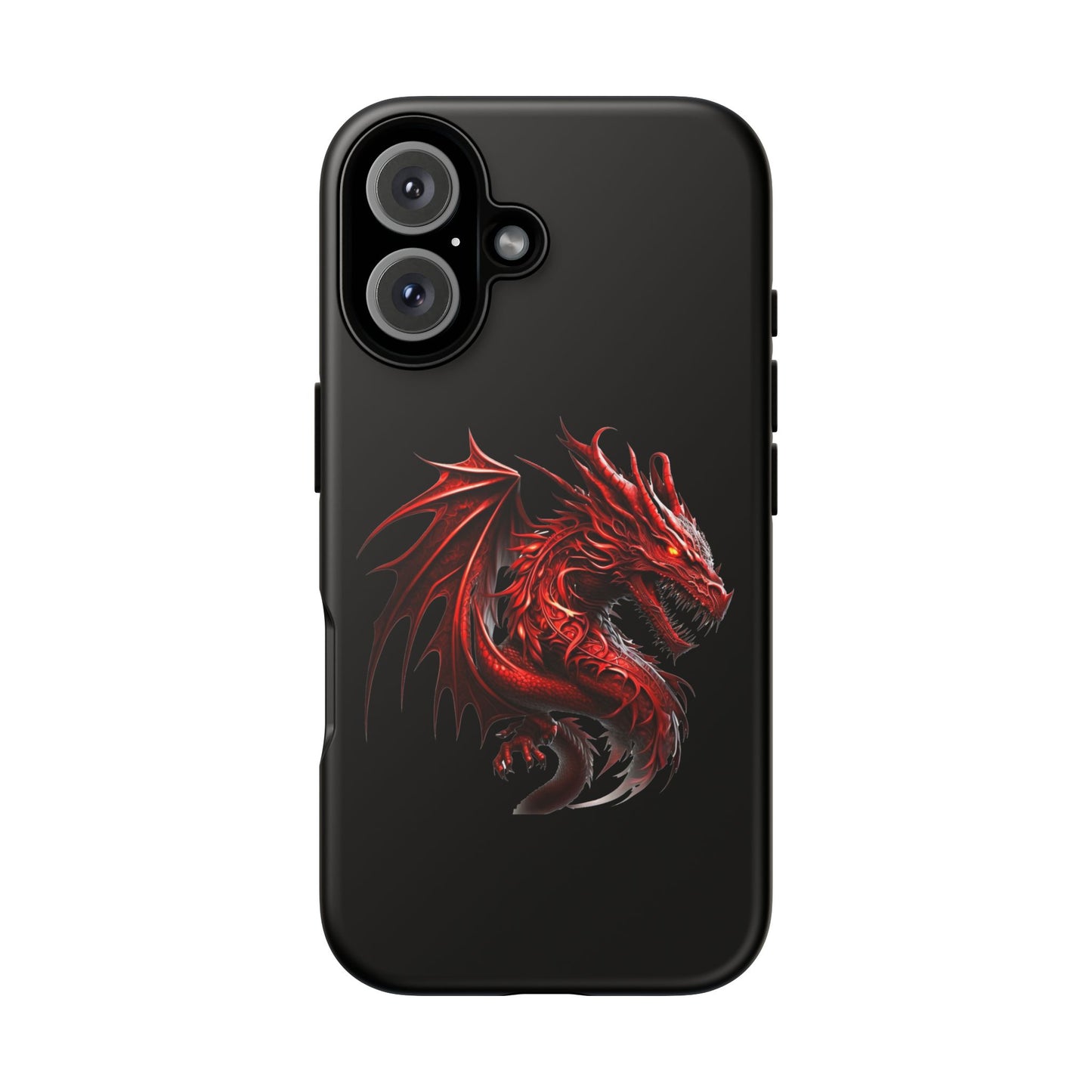 Red Dragon Phone Case, Fantasy Case, Tough Phone Cover, Gift for Gamers, Dragon Lover, Unique Mobile Accessory