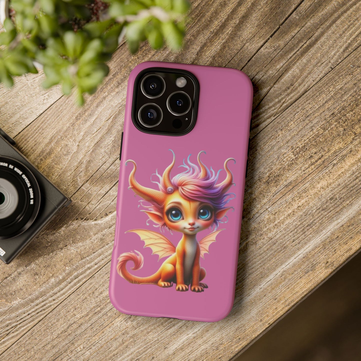 Dragon-Themed Phone Case, Cute Fantasy Phone Cover, Gifts for Kids, Magical Dragon Design, Birthday Present, Phone Accessories