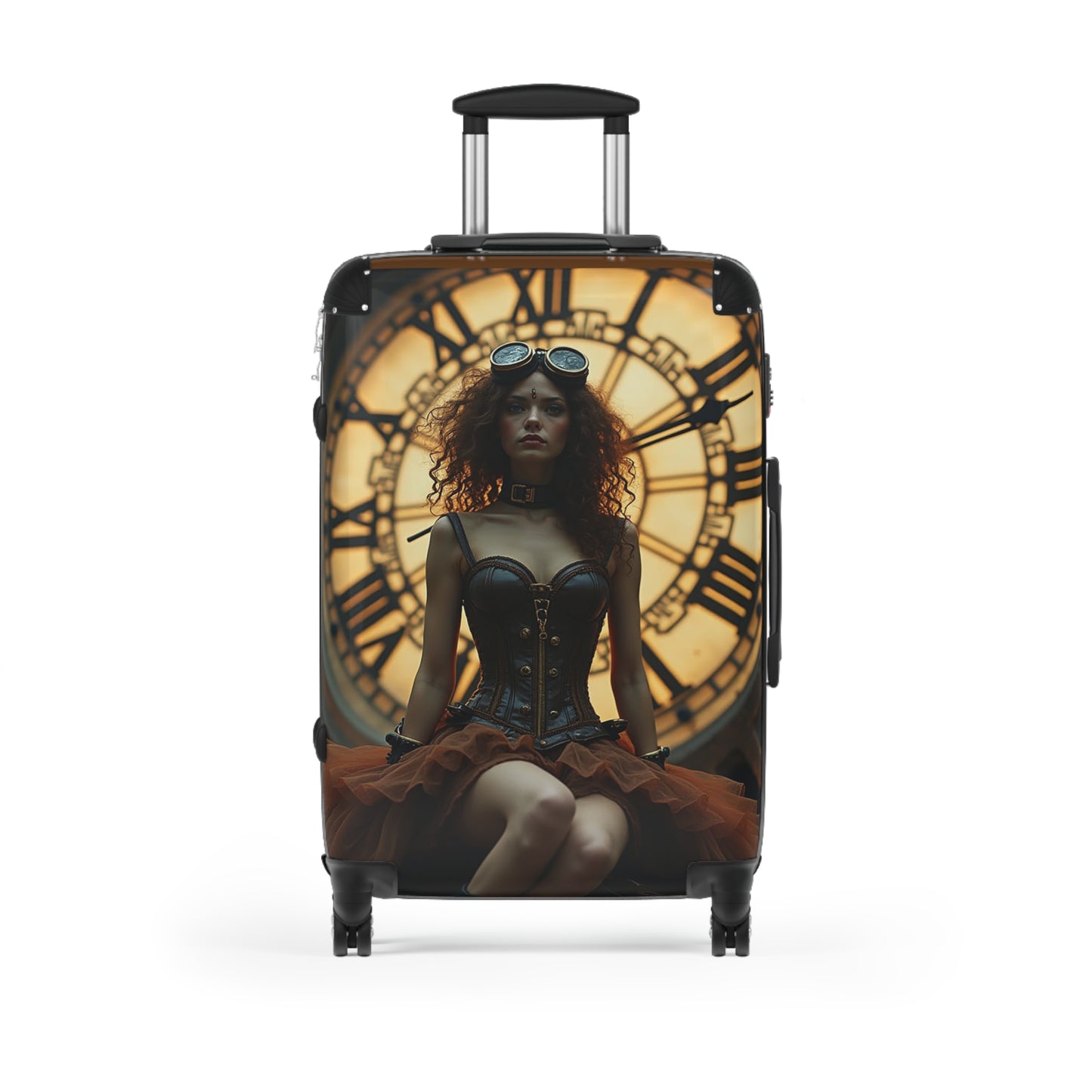 Lucy Steampunk Stylish Suitcase - Unique Travel Luggage for Adventurers, Ideal Gift for Travelers, Vintage-Inspired Travel Gear, Perfect [...]