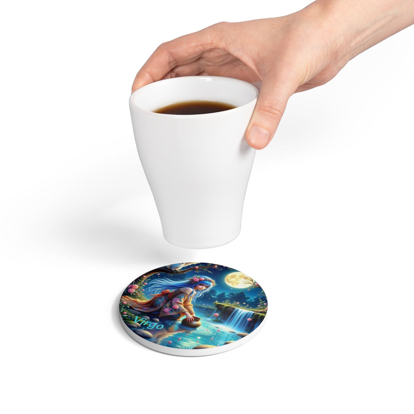 Ceramic Coaster, Zodiac Virgo, Astrology Signs, Unique Designs, Gift Ideas