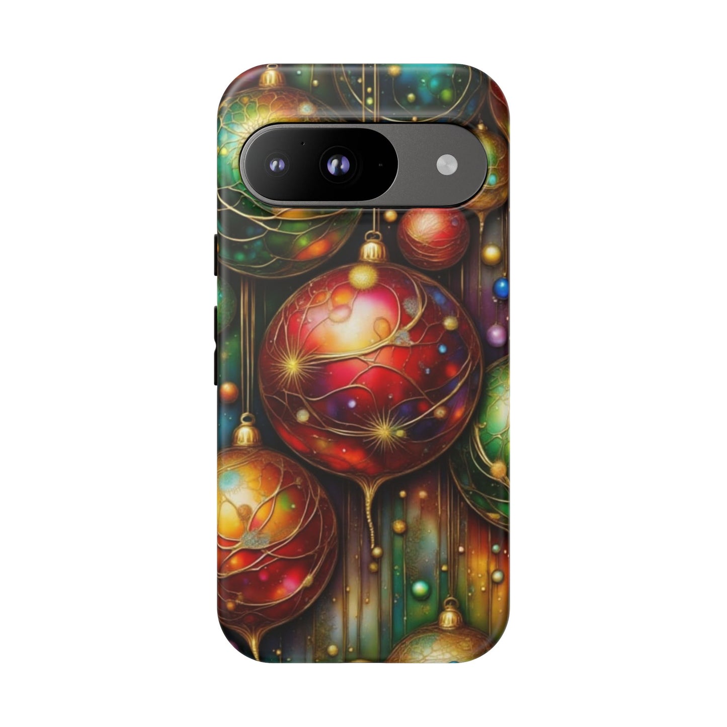 Colorful Holiday Phone Case, Festive Smartphone Cover, Christmas Gift, Artistic Phone Protector, Unique Holiday Accessory