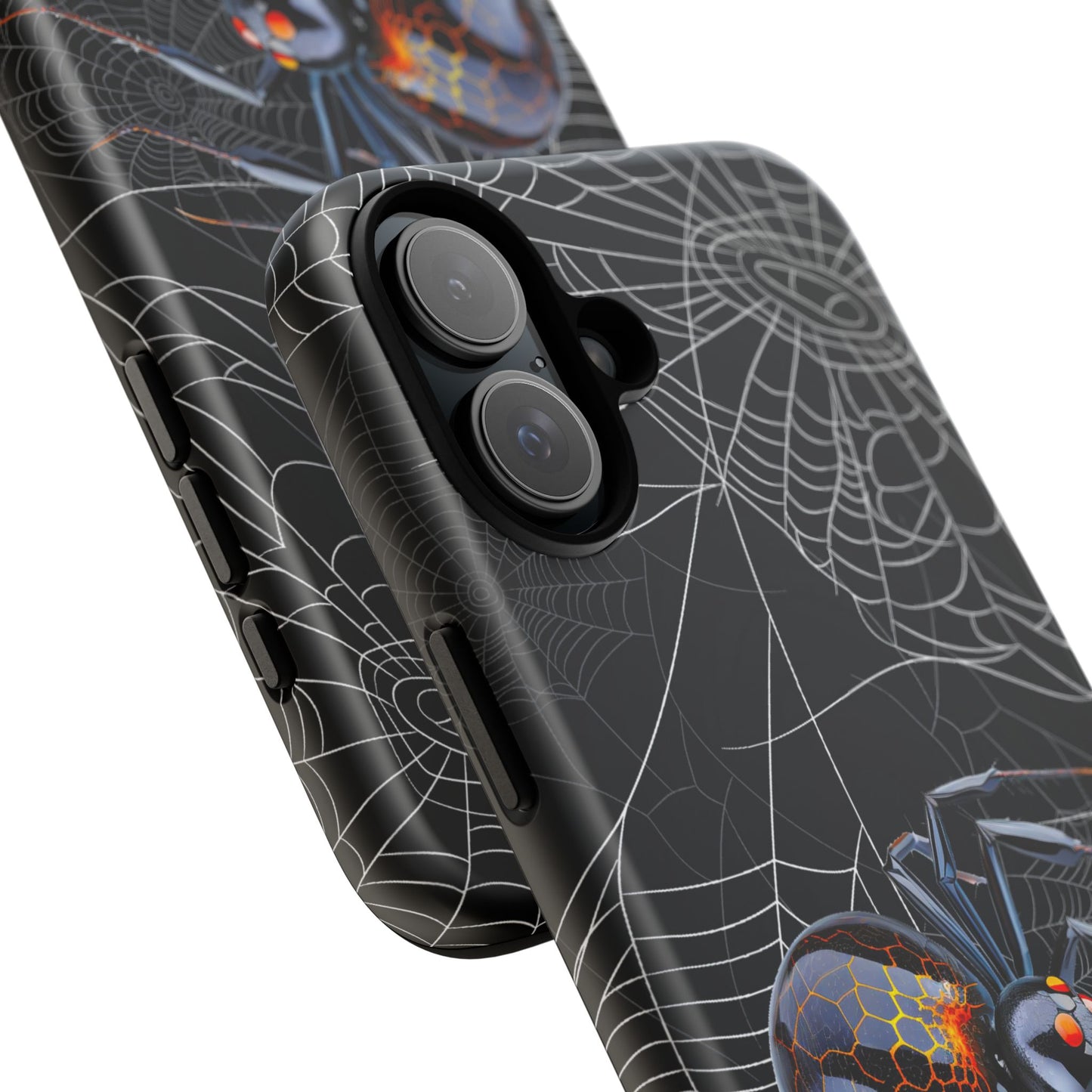 Spider Web Phone Case - Tough Cases for Halloween, Spooky Decor, Gift for Teens, Gothic Style, Unique Customizable Covers