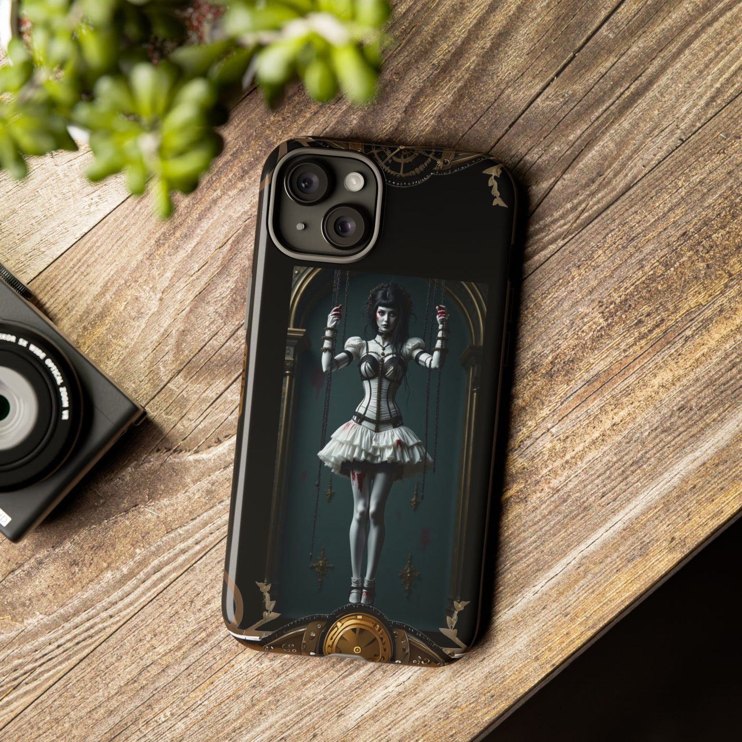 Steampunk Phone Case, Designer Phone Cover, Artistic Mobile Case, Gothic Horror Phone Case