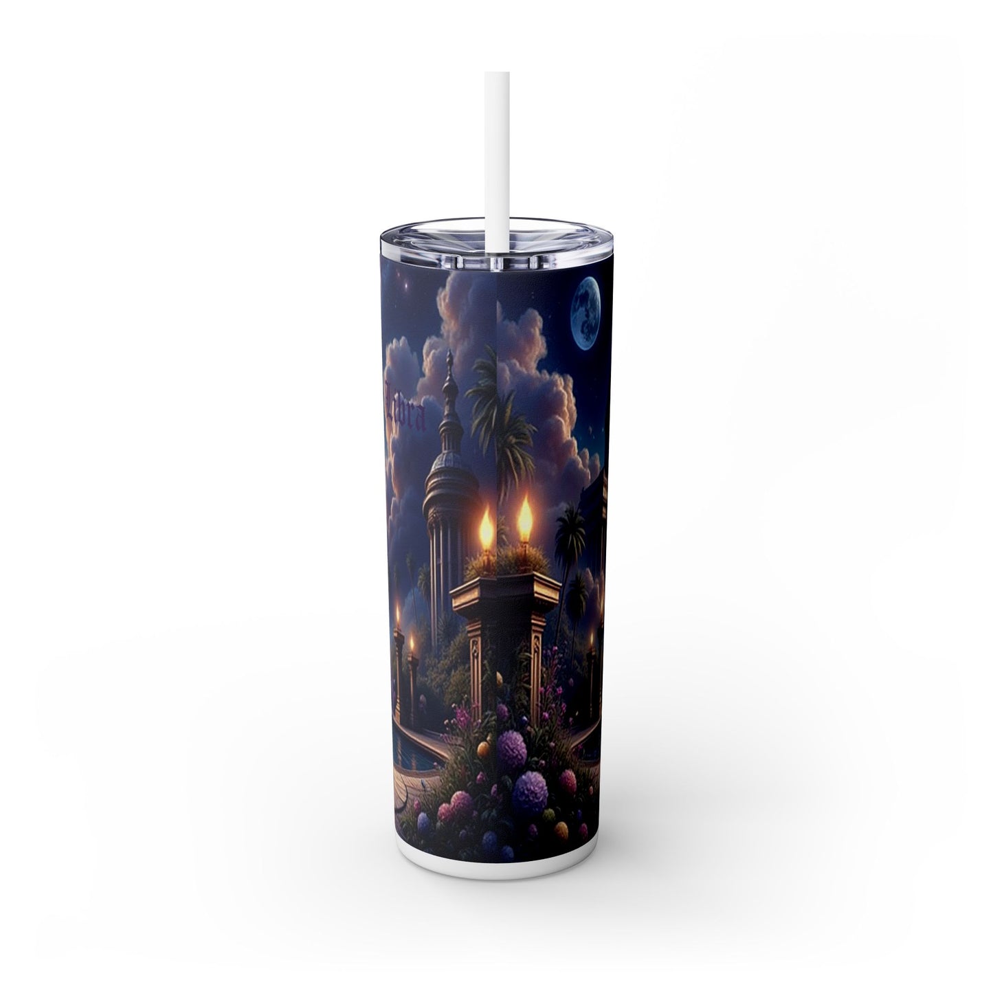 Zodiac Libra Tumbler with Straw 20oz
