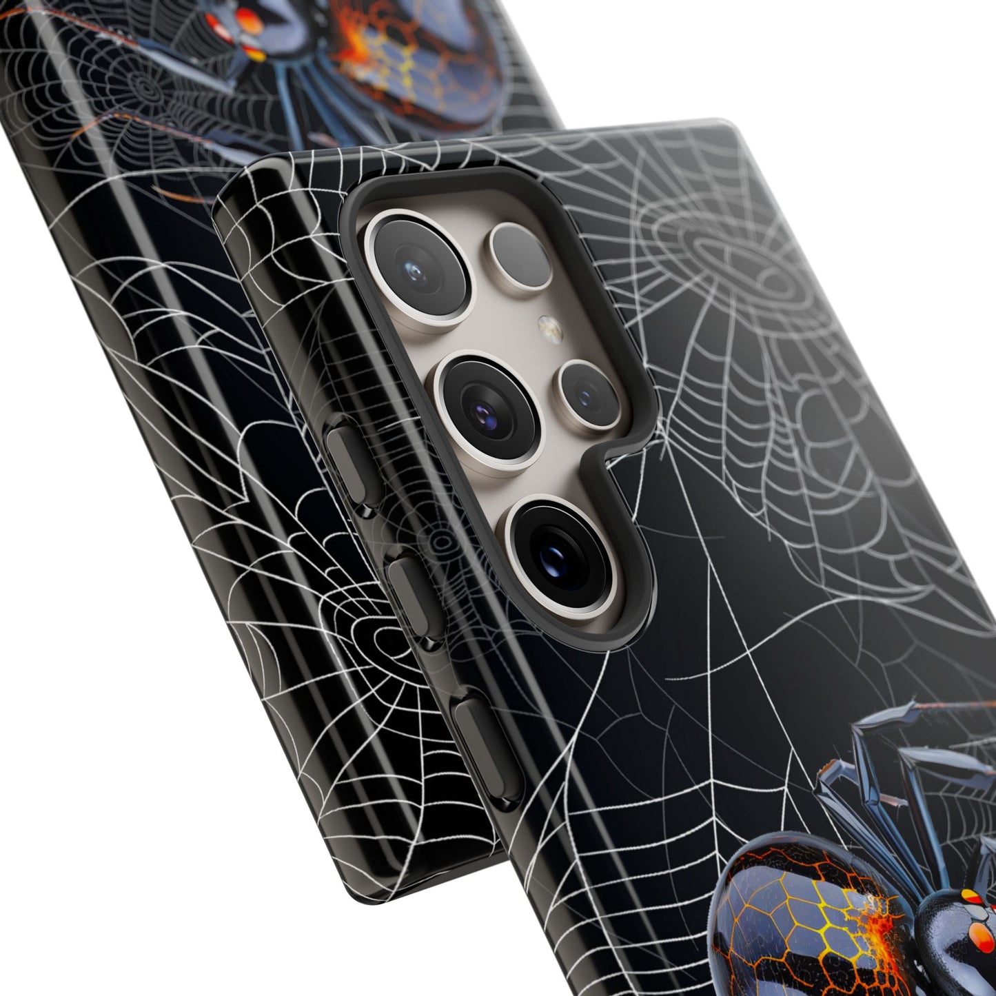 Spider Web Phone Case - Tough Cases for Halloween, Spooky Decor, Gift for Teens, Gothic Style, Unique Customizable Covers