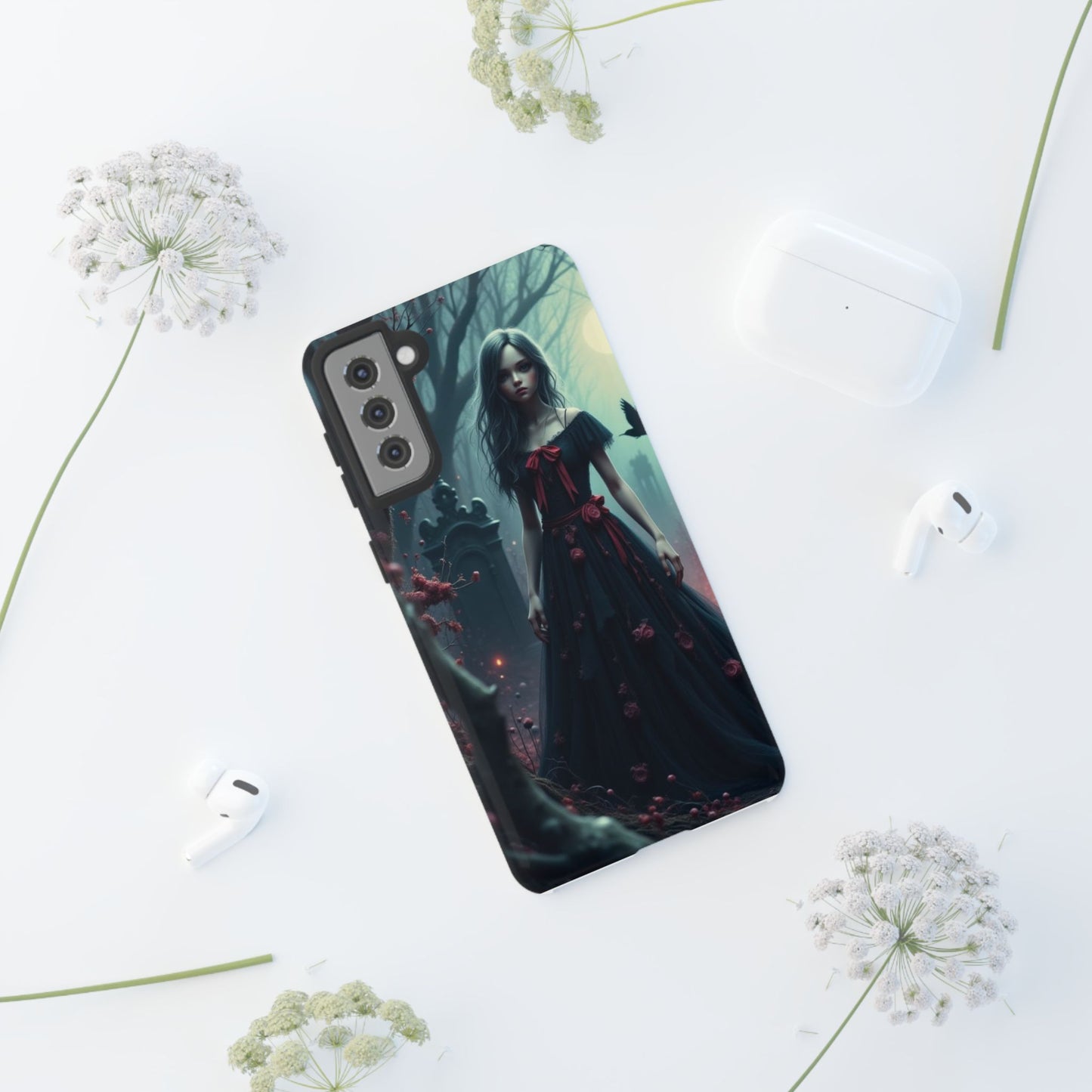 Vampire Phone Case, Teen Vampires, Gothic Horror, Creepy Designs, Tough Phone Case