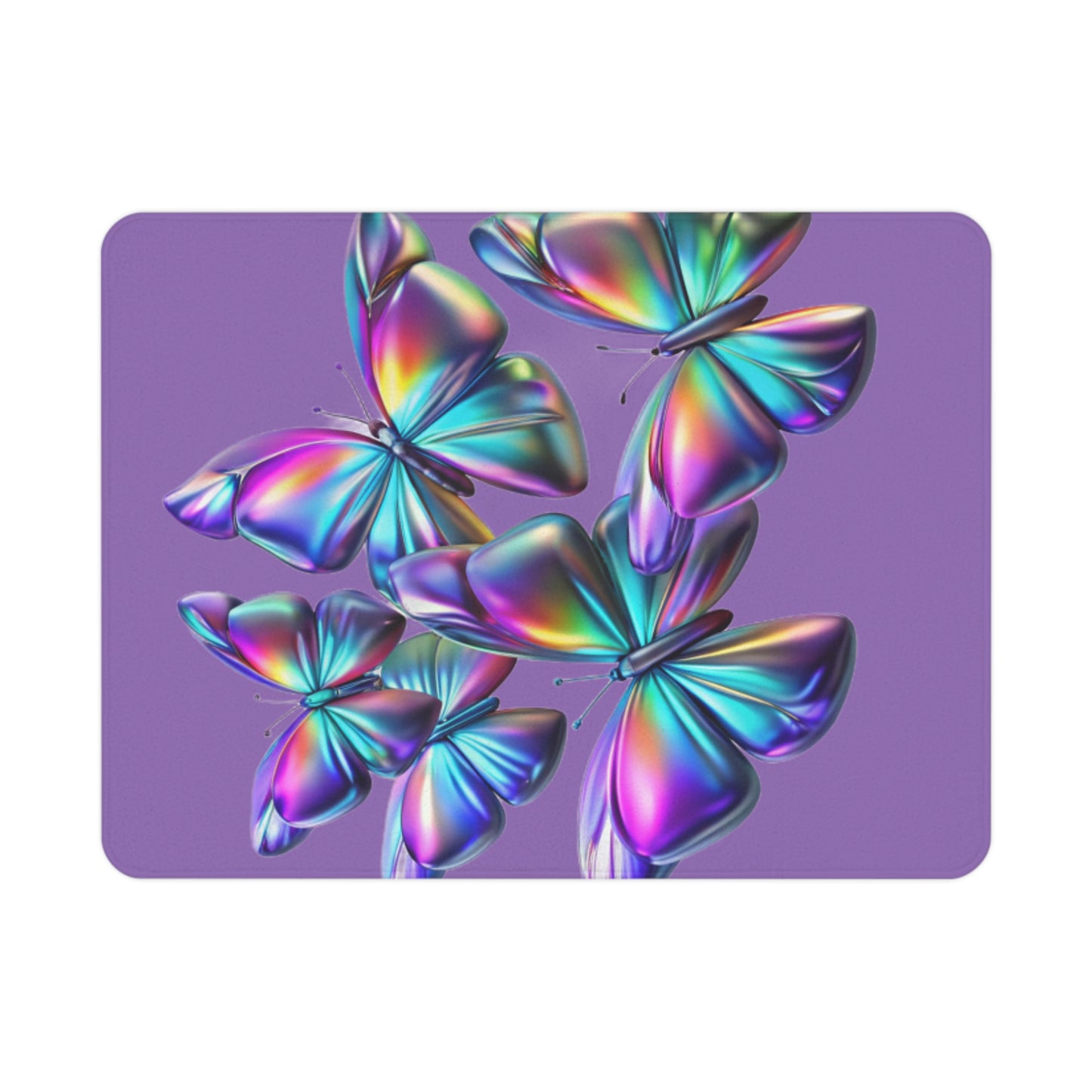 Colorful Butterfly Toddler Blanket, Soft and Cozy Baby Throw, Nursery Decor, Child's Gift, Purple Springtime Blanket