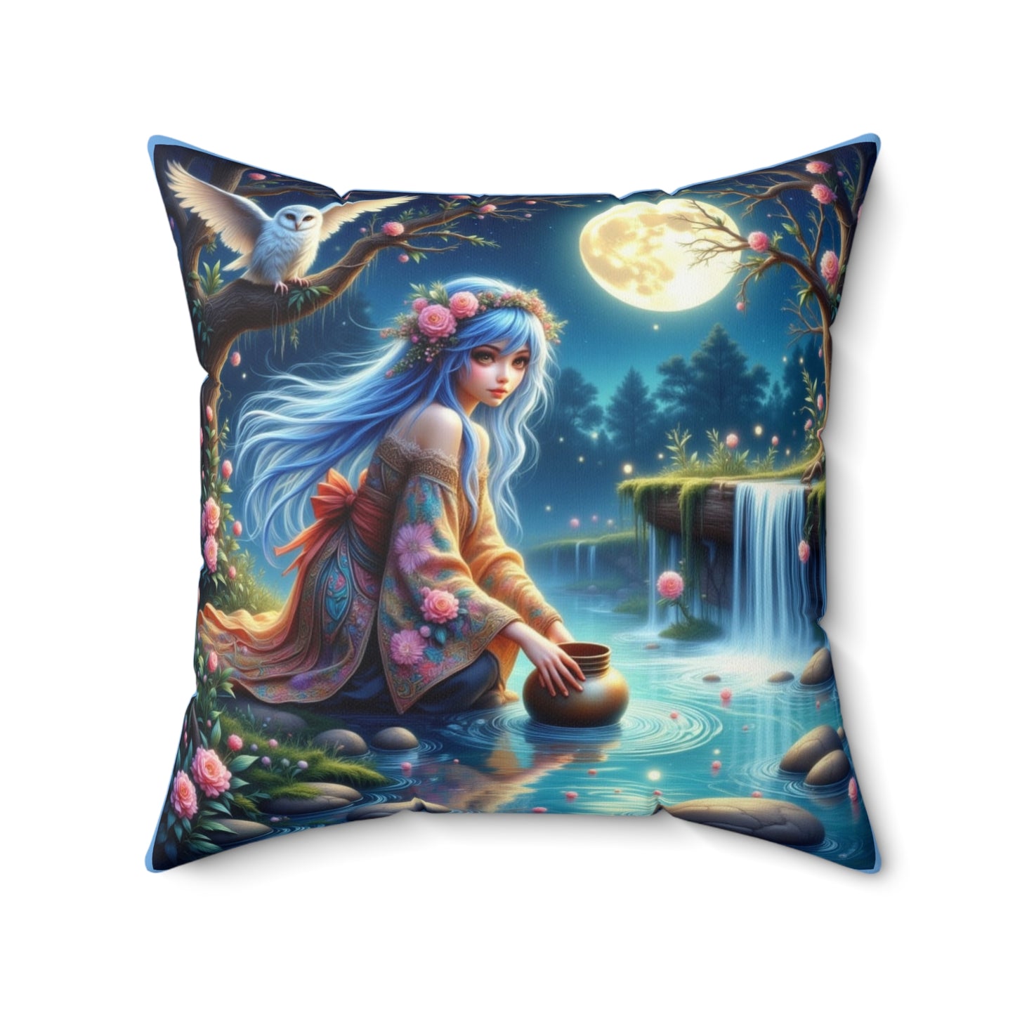 Zodiac Virgo, Enchanting Fairy Tale Pillow, Cozy Home Decor, Ideals for Bedrooms, Gift for Dreamers, Magical Pillow for Relaxation, Nature-Inspired [...]