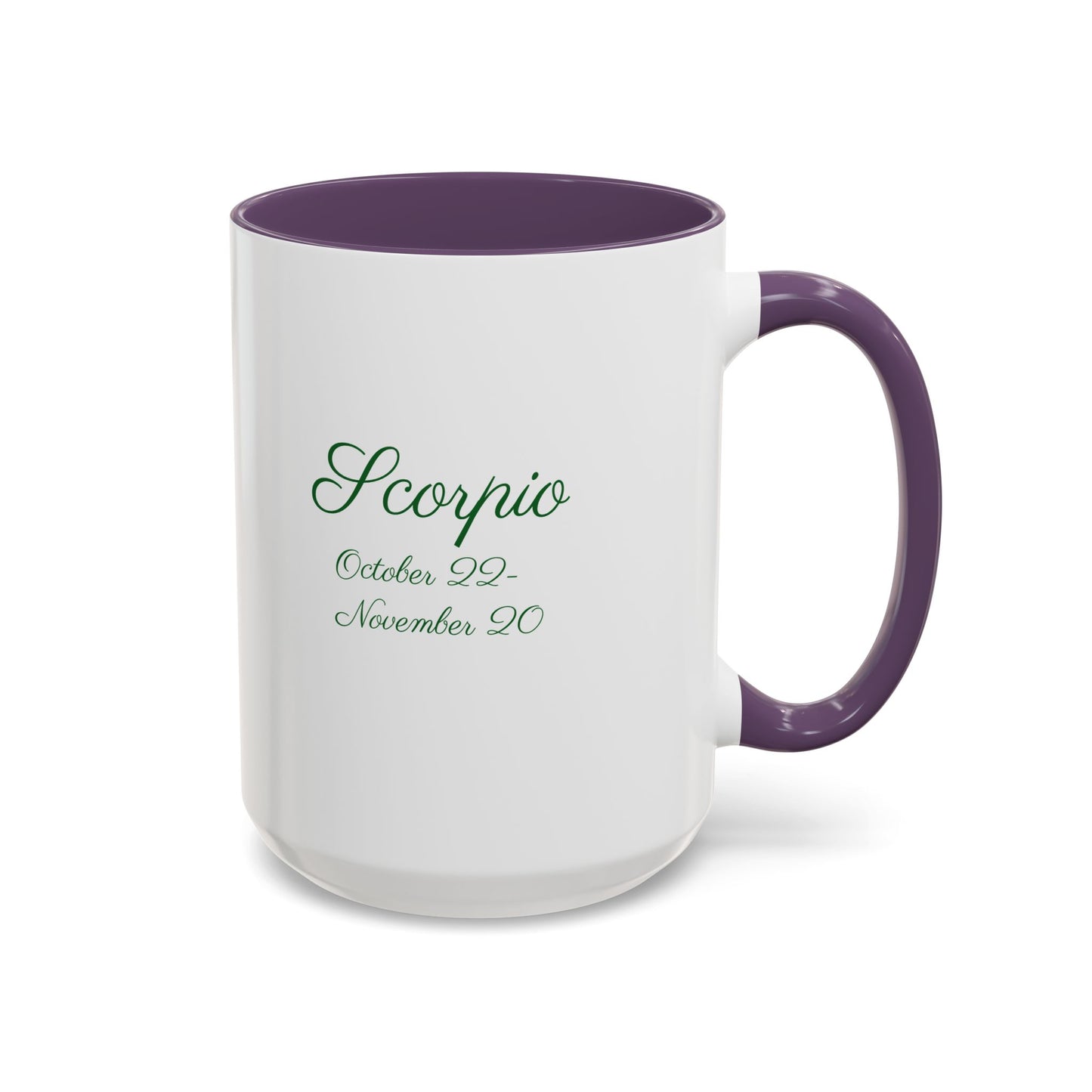 Astrology Scorpio Accent Coffee Mug (11, 15oz)