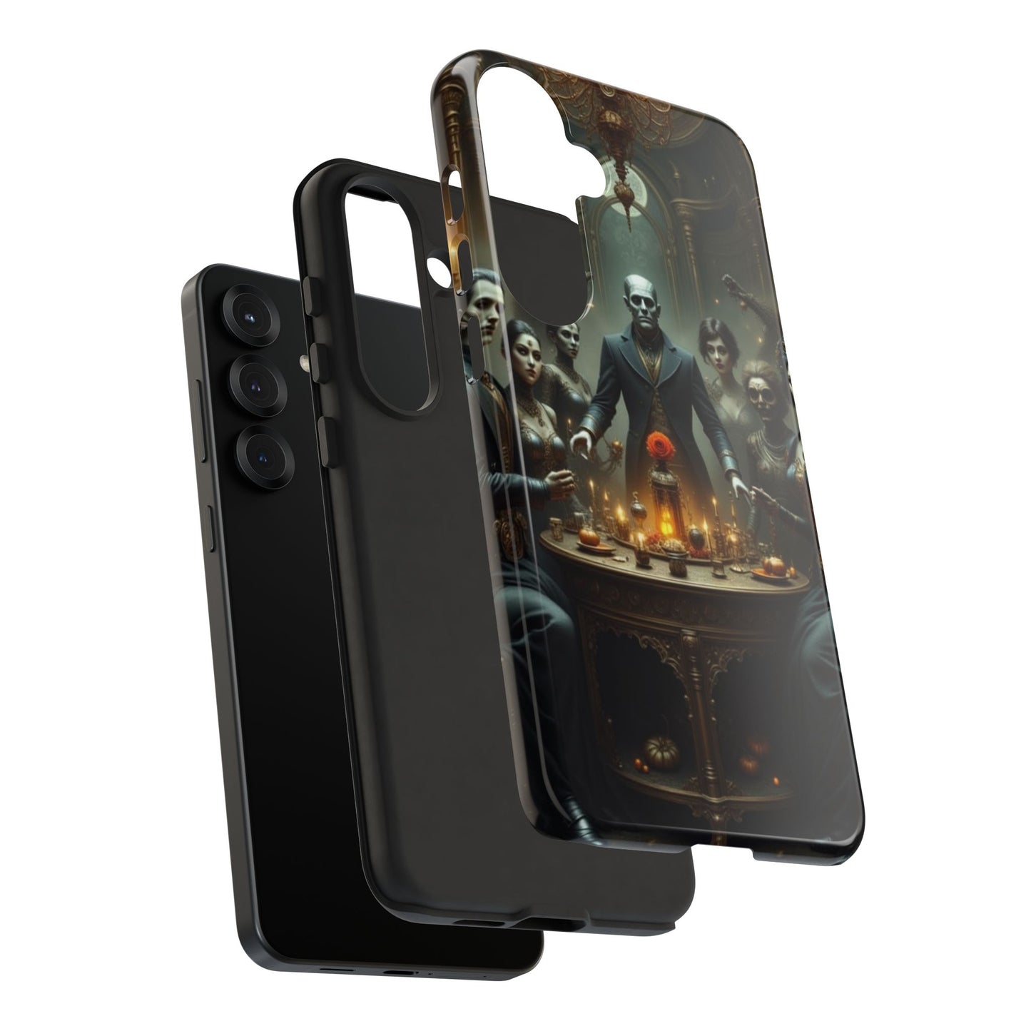 Gothic Phone Case, Unique Tough Cases, Dark Aesthetic Accessories, Perfect Gift for Halloween, Stylish Tech Protection