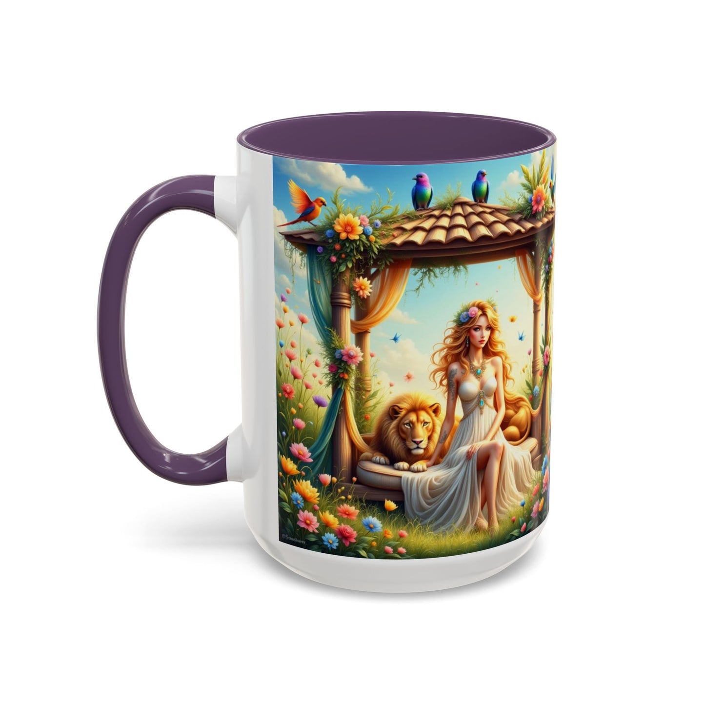 Astrology Leo Accent Coffee Mug (11, 15oz)