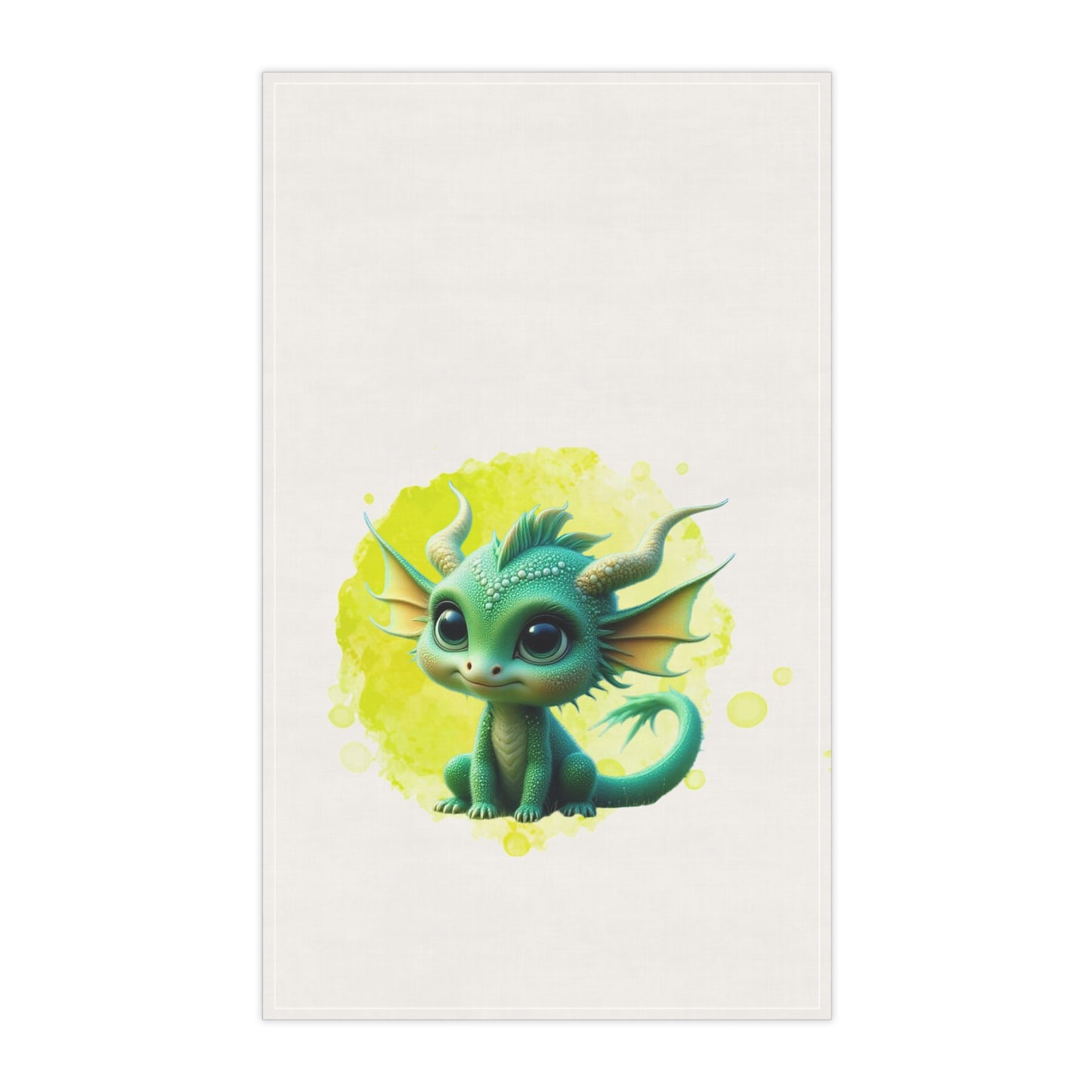 Baby Dragon Cyrus, Tea Towels (cotton, poly)