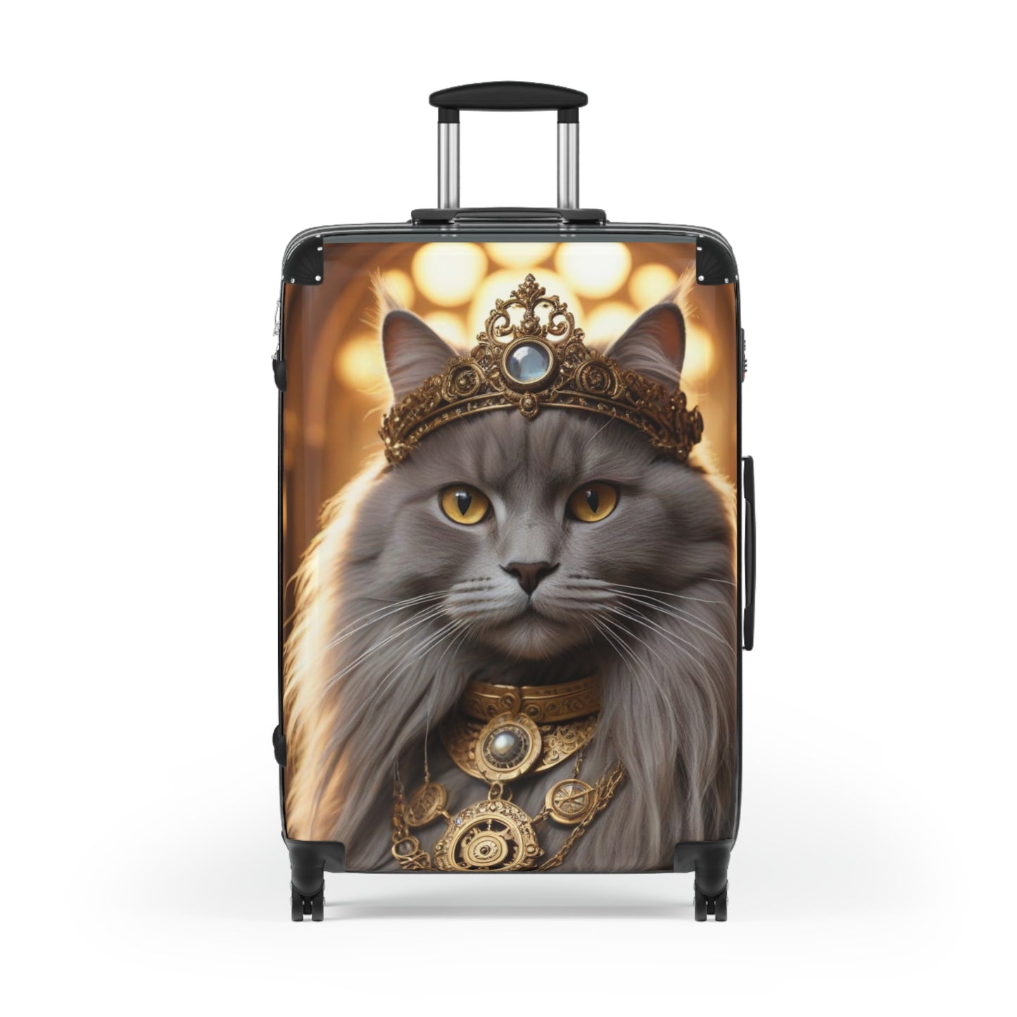 Ishtar Majestic Cat Suitcase - Travel Luggage, Pet Lover Gift, Stylish Carry-On, Unique Cat Design, Fun Travel Accessory