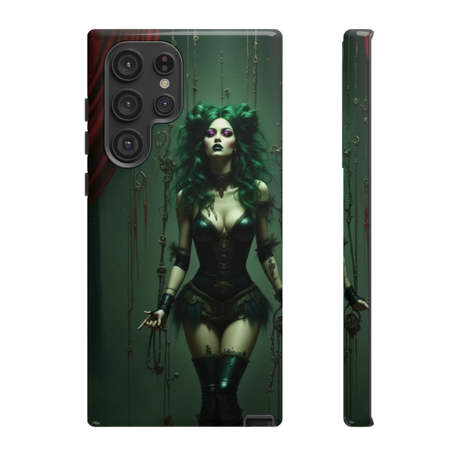 Gothic Phone Case for Tough Souls, Dark Aesthetic, Halloween Gift, Alternative Fashion, Unique Mobile Accessory