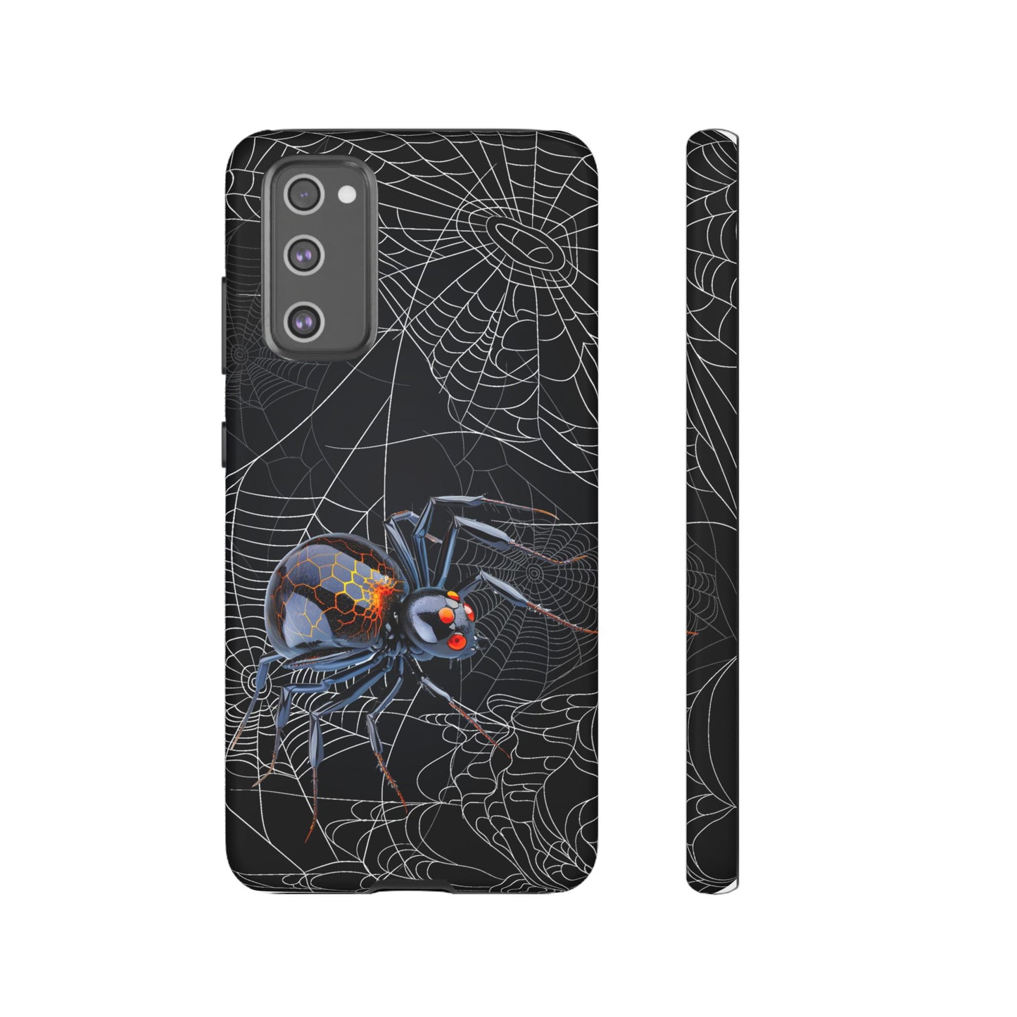 Spider Web Phone Case - Tough Cases for Halloween, Spooky Decor, Gift for Teens, Gothic Style, Unique Customizable Covers