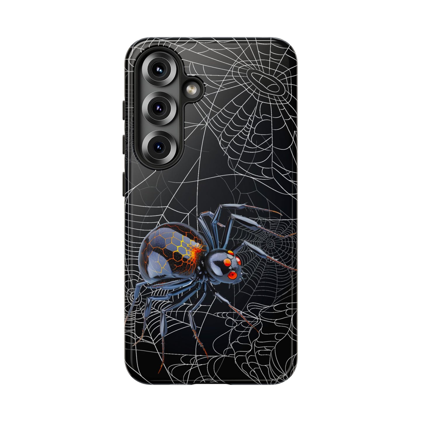Spider Web Phone Case - Tough Cases for Halloween, Spooky Decor, Gift for Teens, Gothic Style, Unique Customizable Covers