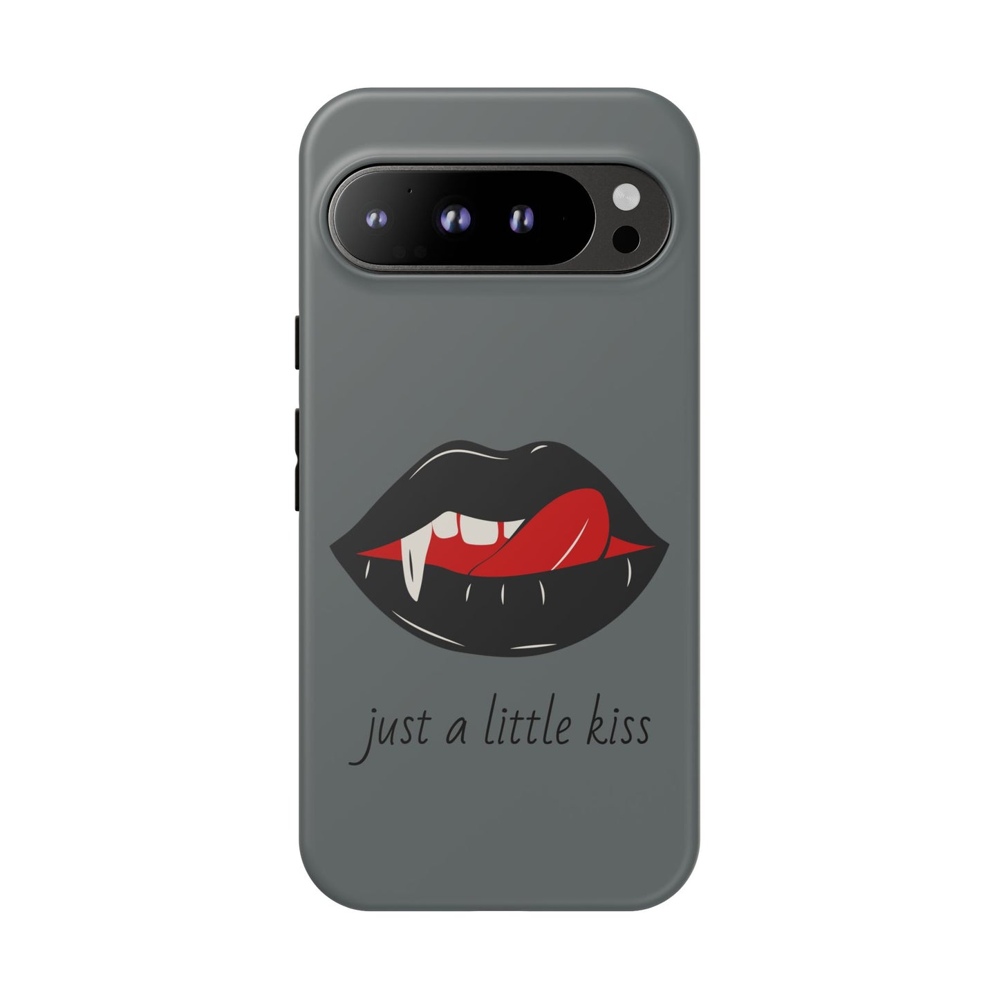 Vampire Lip Phone Case, Edgy Tech Accessories, Halloween Gifts, Goth Aesthetic, Quirky Cell Phone Cover