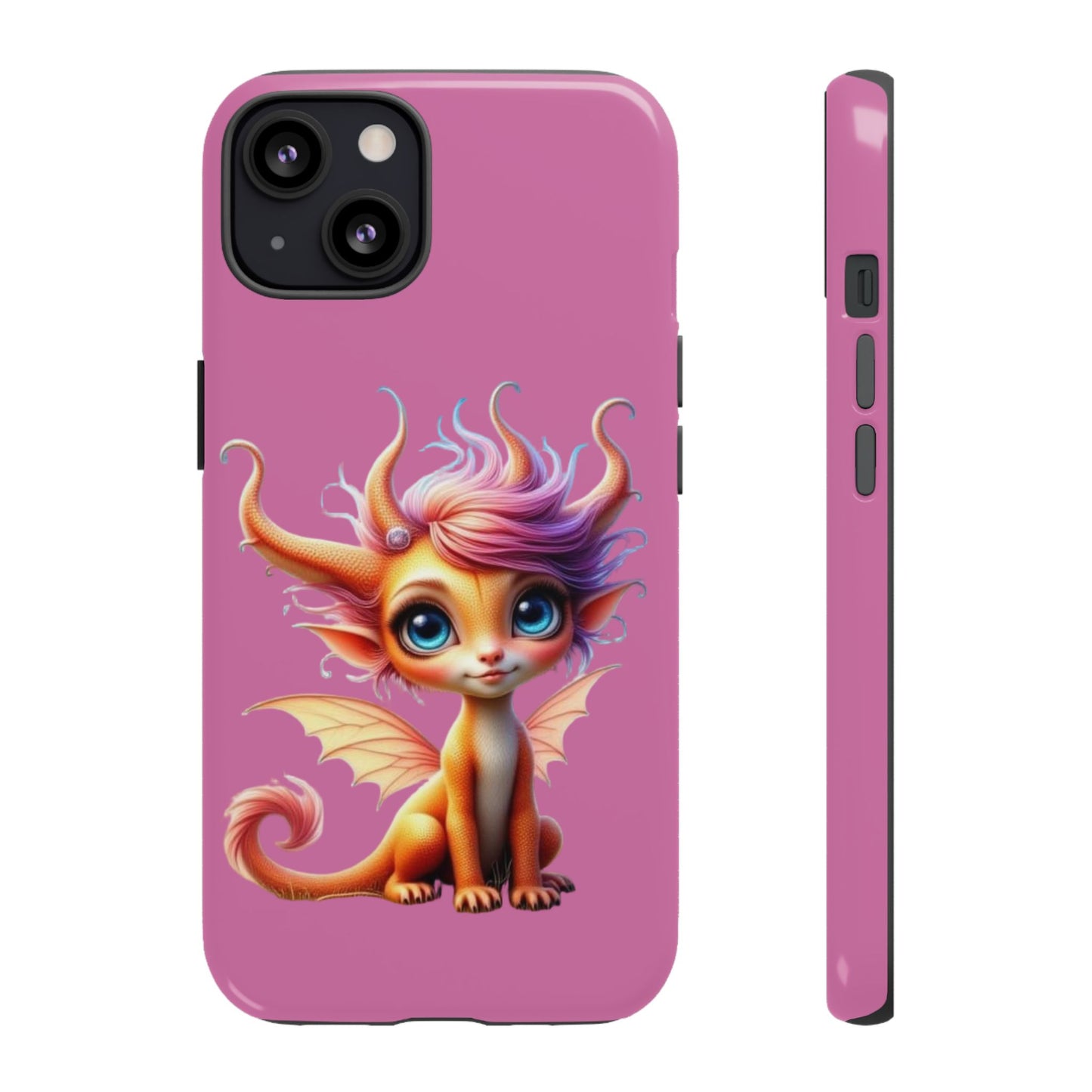 Dragon-Themed Phone Case, Cute Fantasy Phone Cover, Gifts for Kids, Magical Dragon Design, Birthday Present, Phone Accessories