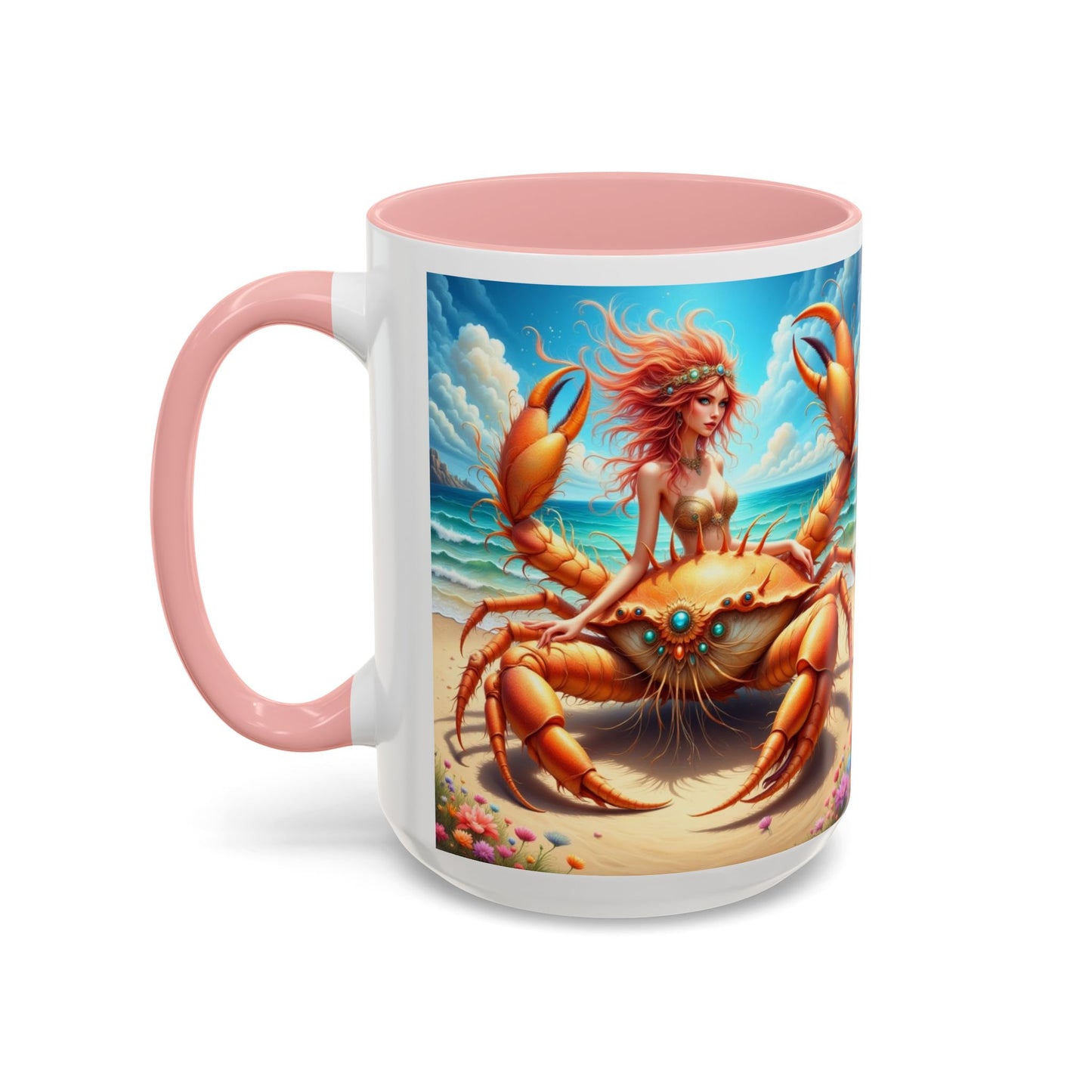 Astrology Cancer, Accent Coffee Mug (11, 15oz)