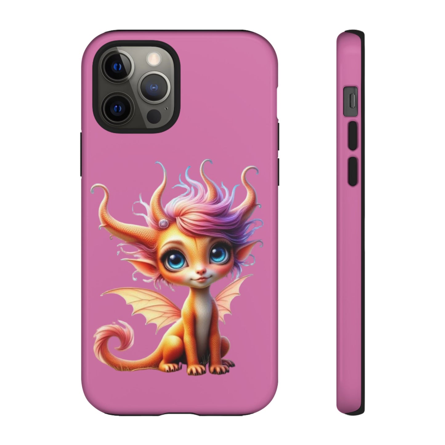 Dragon-Themed Phone Case, Cute Fantasy Phone Cover, Gifts for Kids, Magical Dragon Design, Birthday Present, Phone Accessories