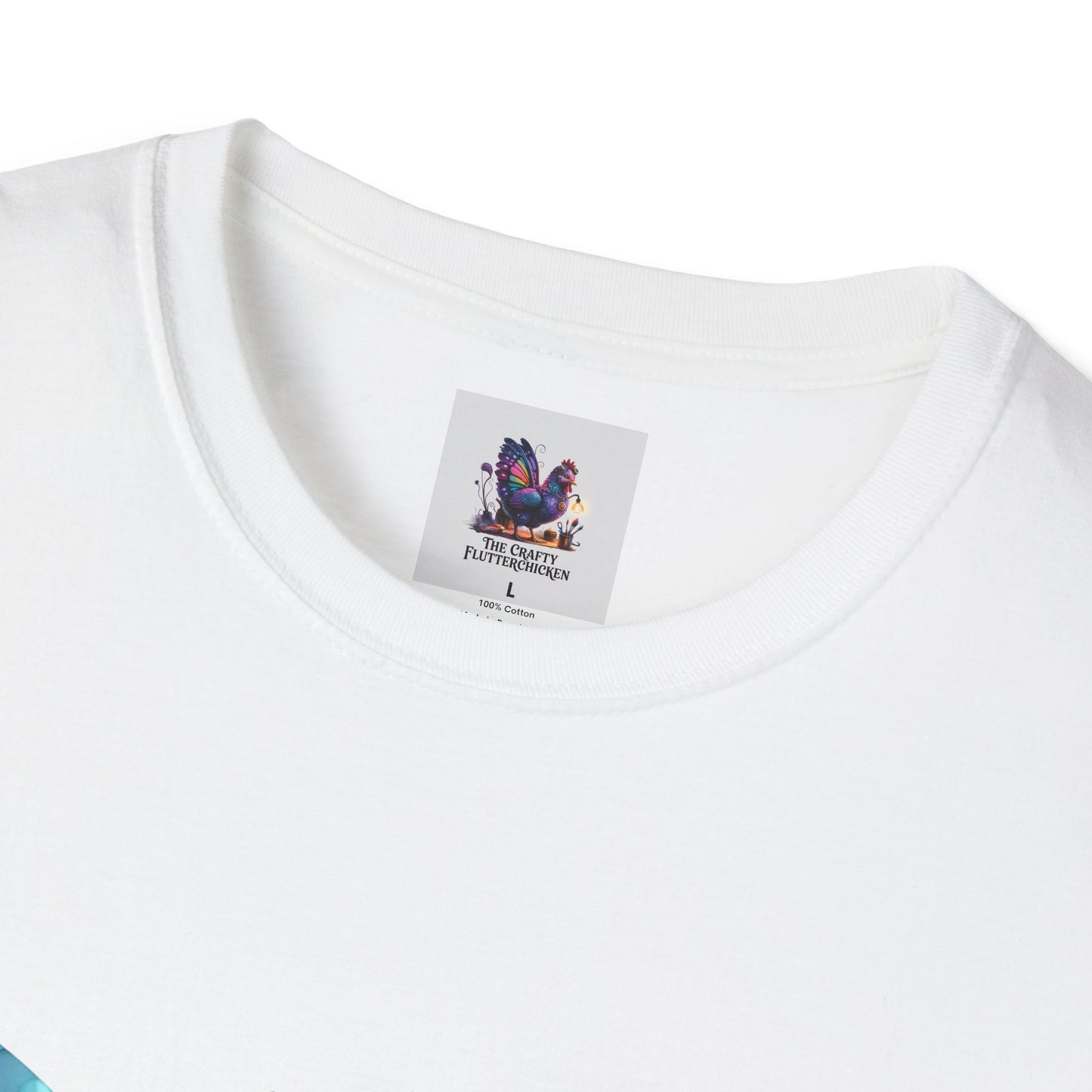 Colorful Butterfly Art Unisex Softstyle T-Shirt, Colorful Tee, Nature-Inspired Apparel, Cute Graphic Shirt