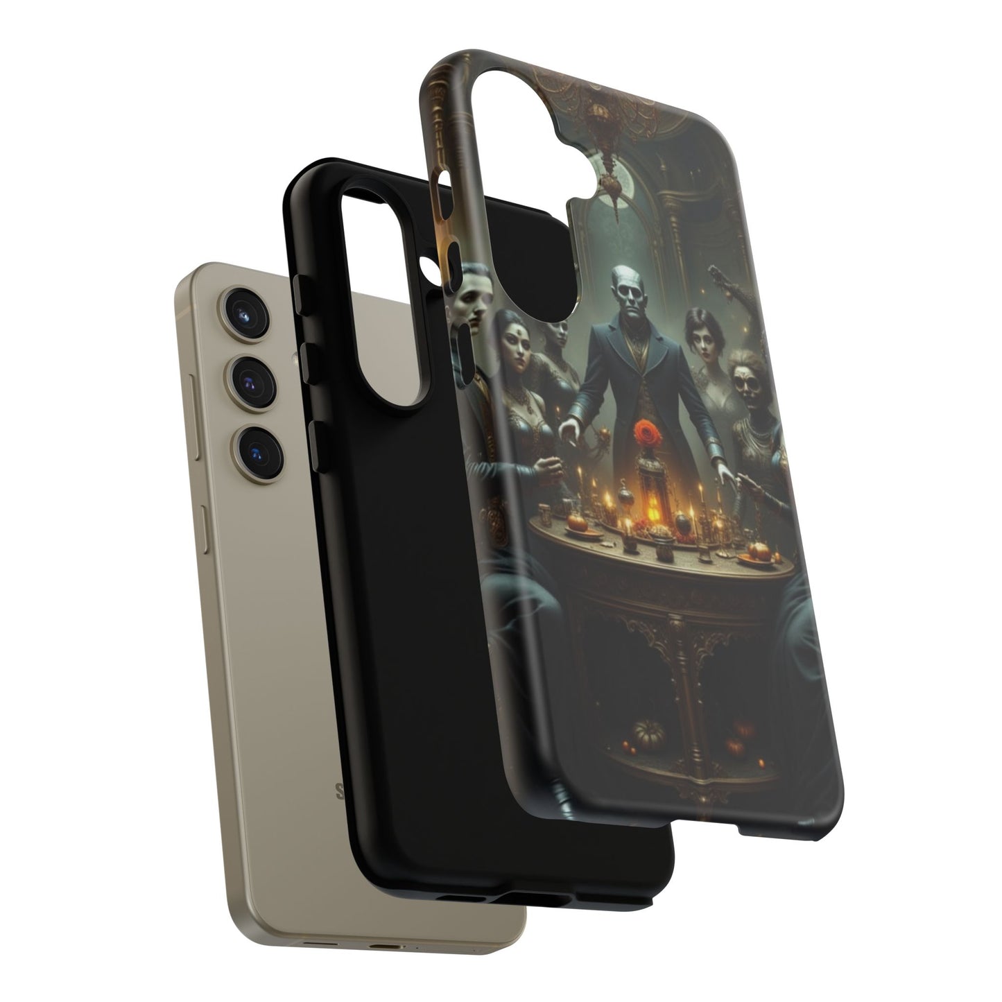 Gothic Phone Case, Unique Tough Cases, Dark Aesthetic Accessories, Perfect Gift for Halloween, Stylish Tech Protection
