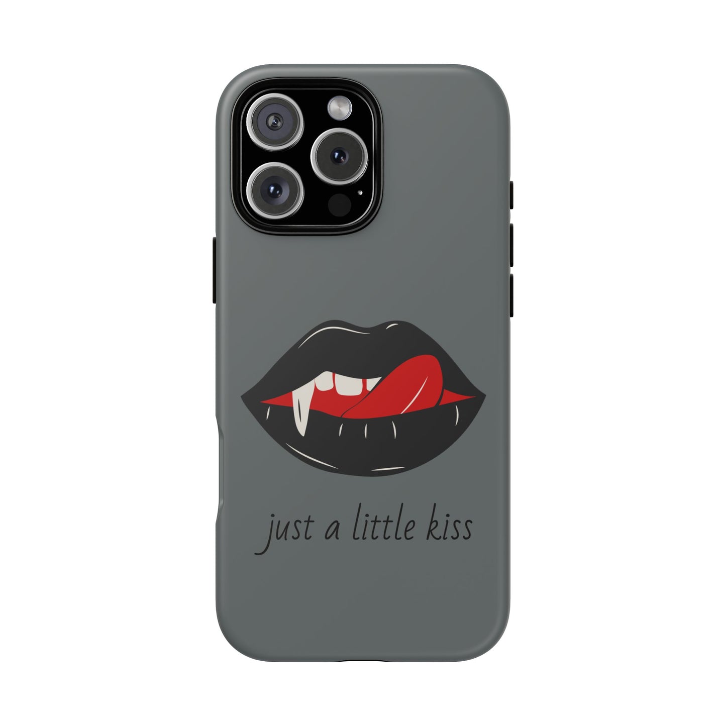 Vampire Lip Phone Case, Edgy Tech Accessories, Halloween Gifts, Goth Aesthetic, Quirky Cell Phone Cover